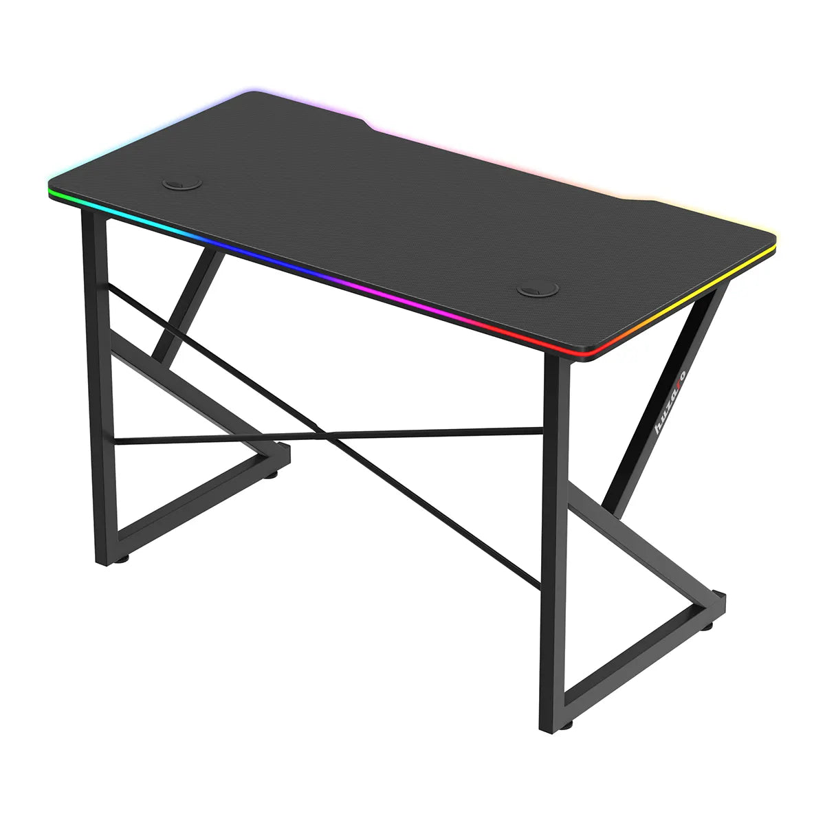 Hero 1.7 RGB žaidimų stalas juodas