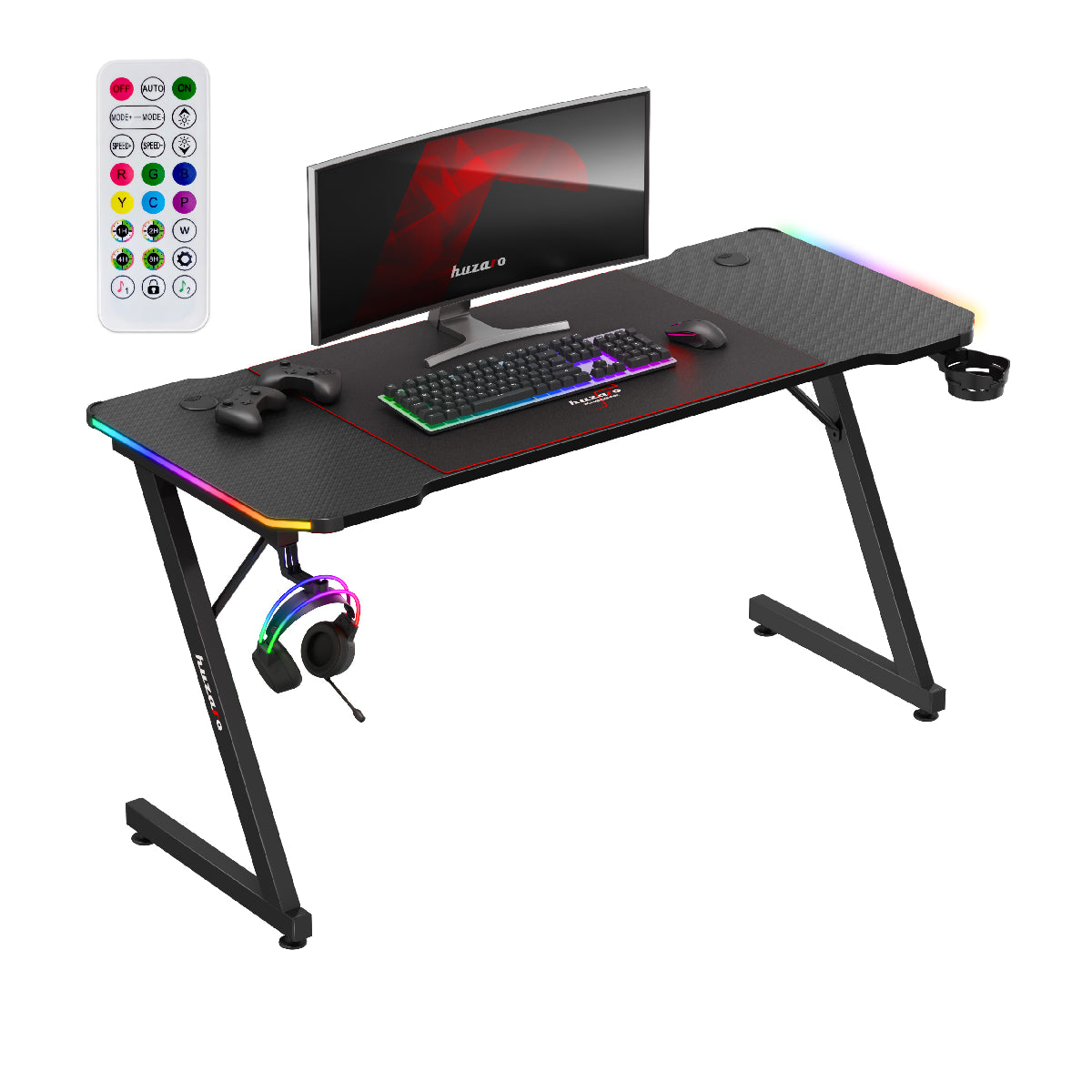 Huzaro Hero 3.3 RGB žaidimų stalas
