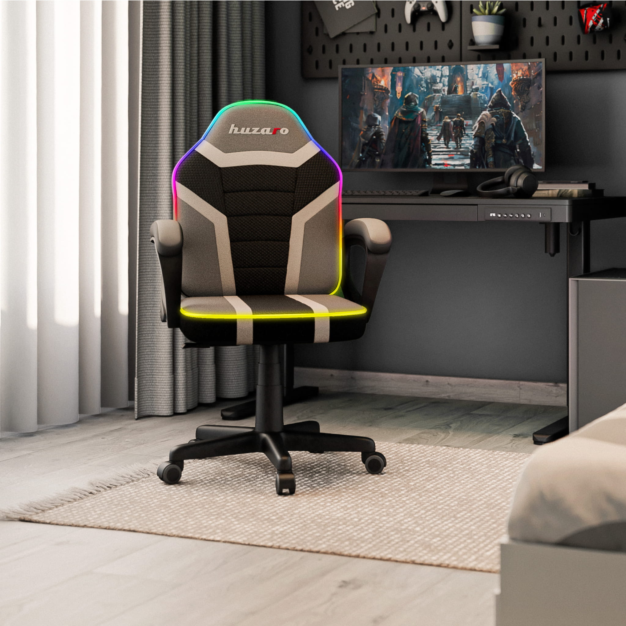 Huzaro Ranger 1.0 RGB Žaidimų kėdė vaikui