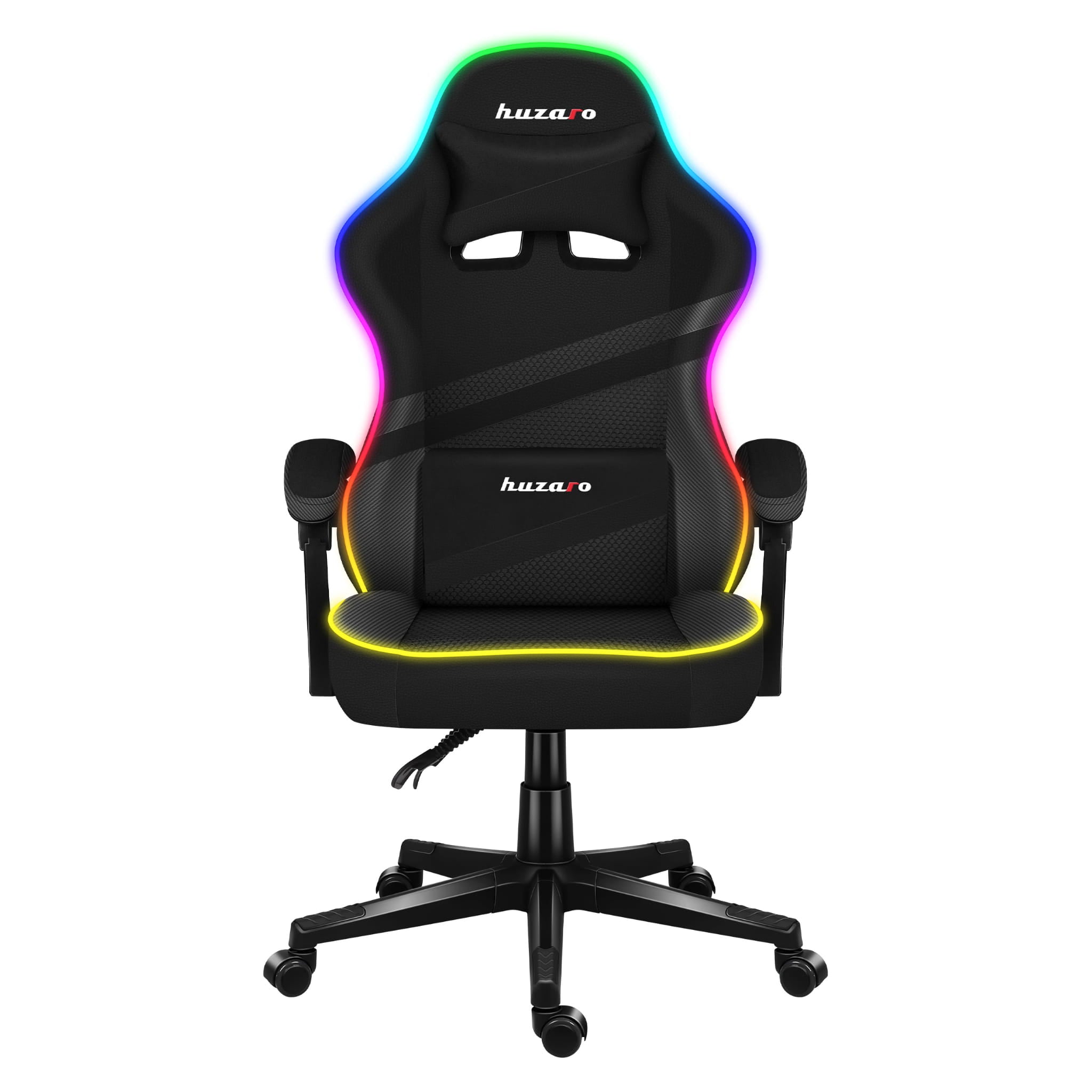 Huzaro Force 4.4 RGB juoda tinklinė žaidimų kėdė