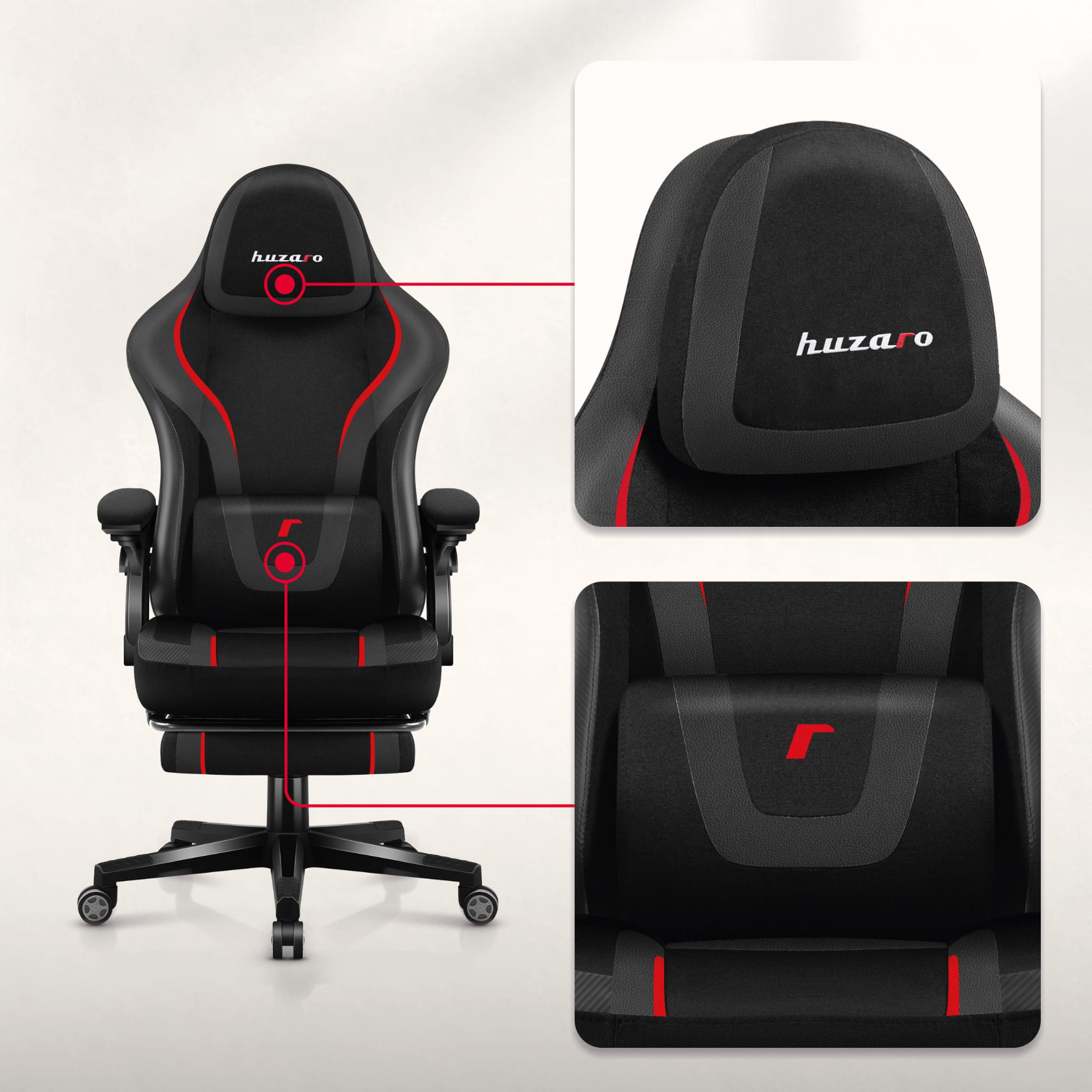 Huzaro Force 4.6 Carbon žaidimų kėdė