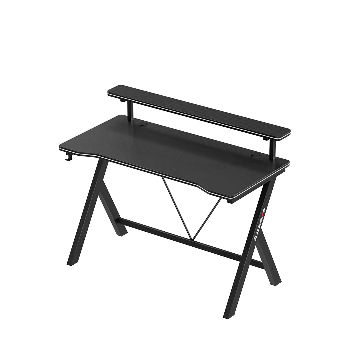 "Huzaro Hero 1.9 Black" juodos spalvos žaidimų stalas 120 cm