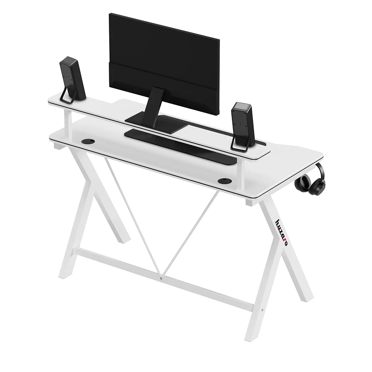 Huzaro Hero 1.9 White žaidimų stalas 120 cm