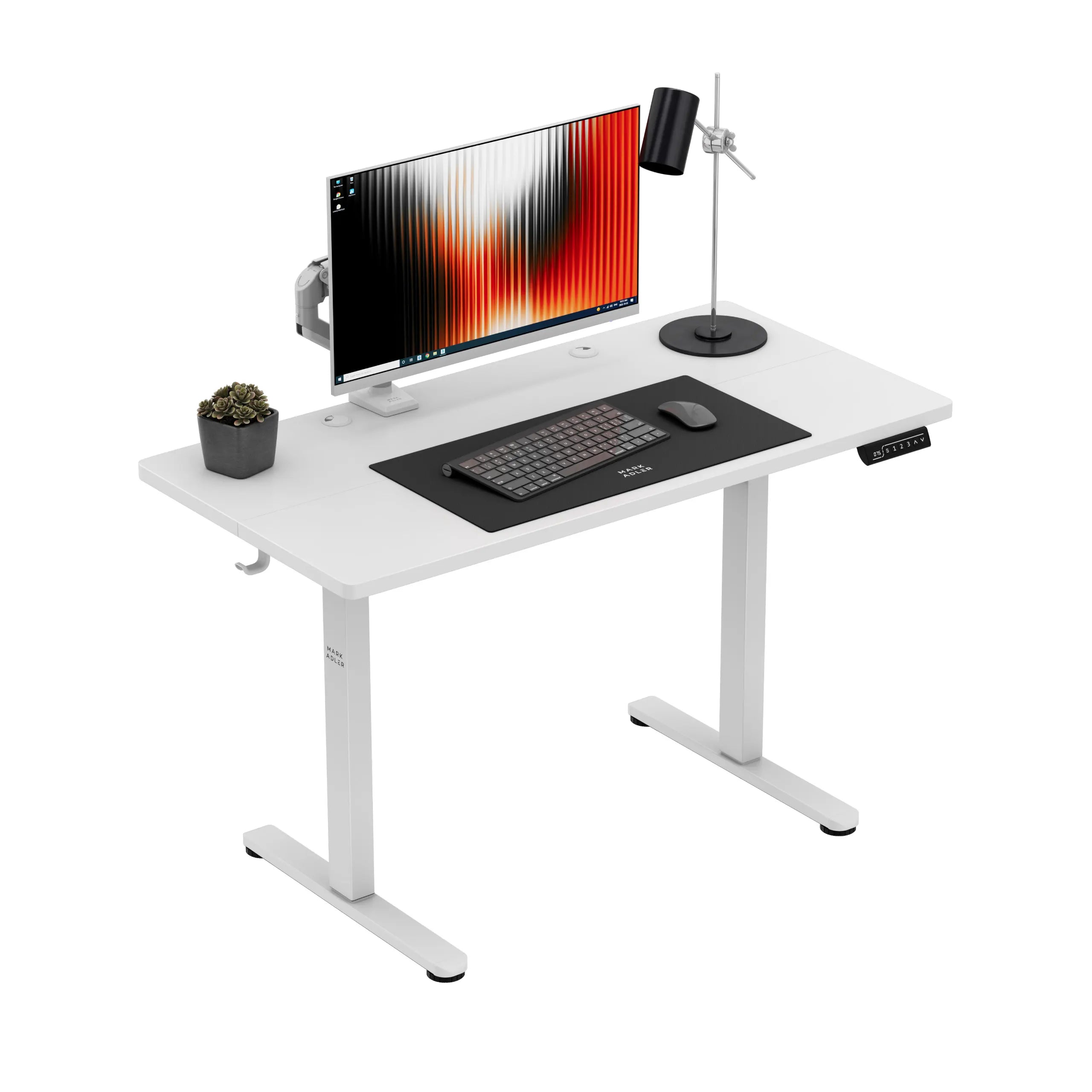 "Mark Adler Leader 6.9 White 120 cm reguliuojamas elektrinis stalas