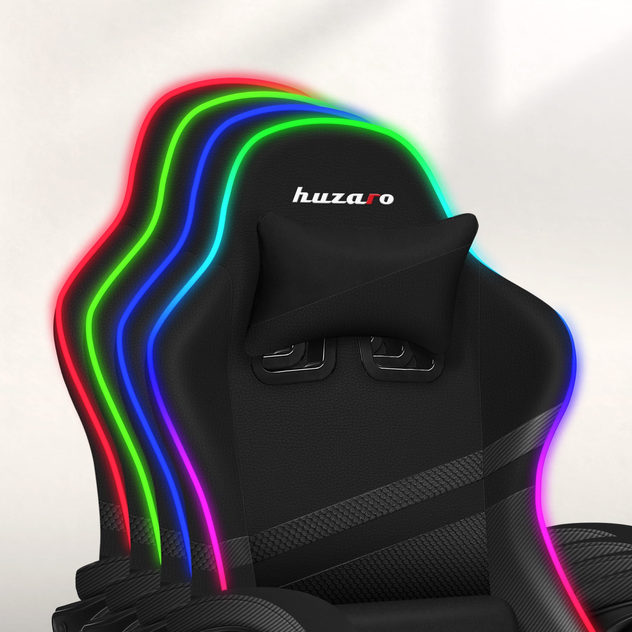 Huzaro Force 4.4 RGB juoda tinklinė žaidimų kėdė