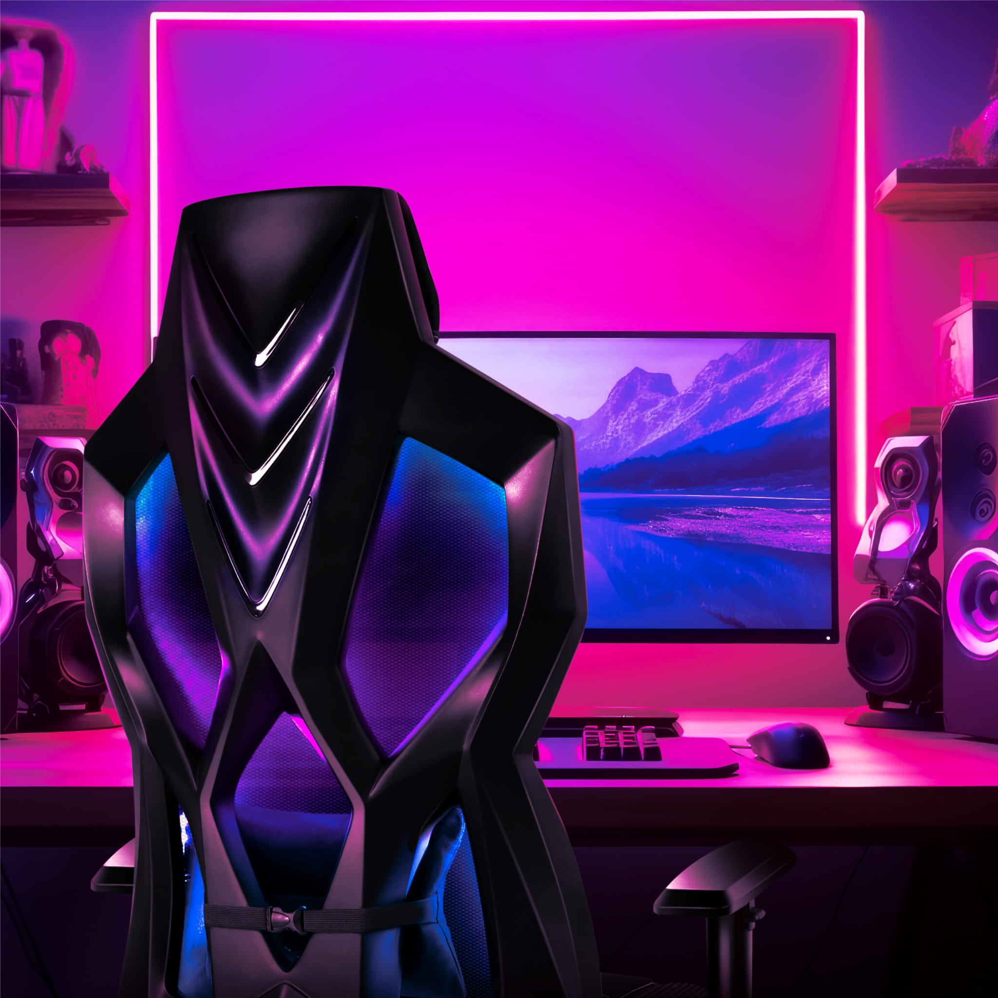 Huzaro Combat 6.2 Black RGB žaidimų kėdė