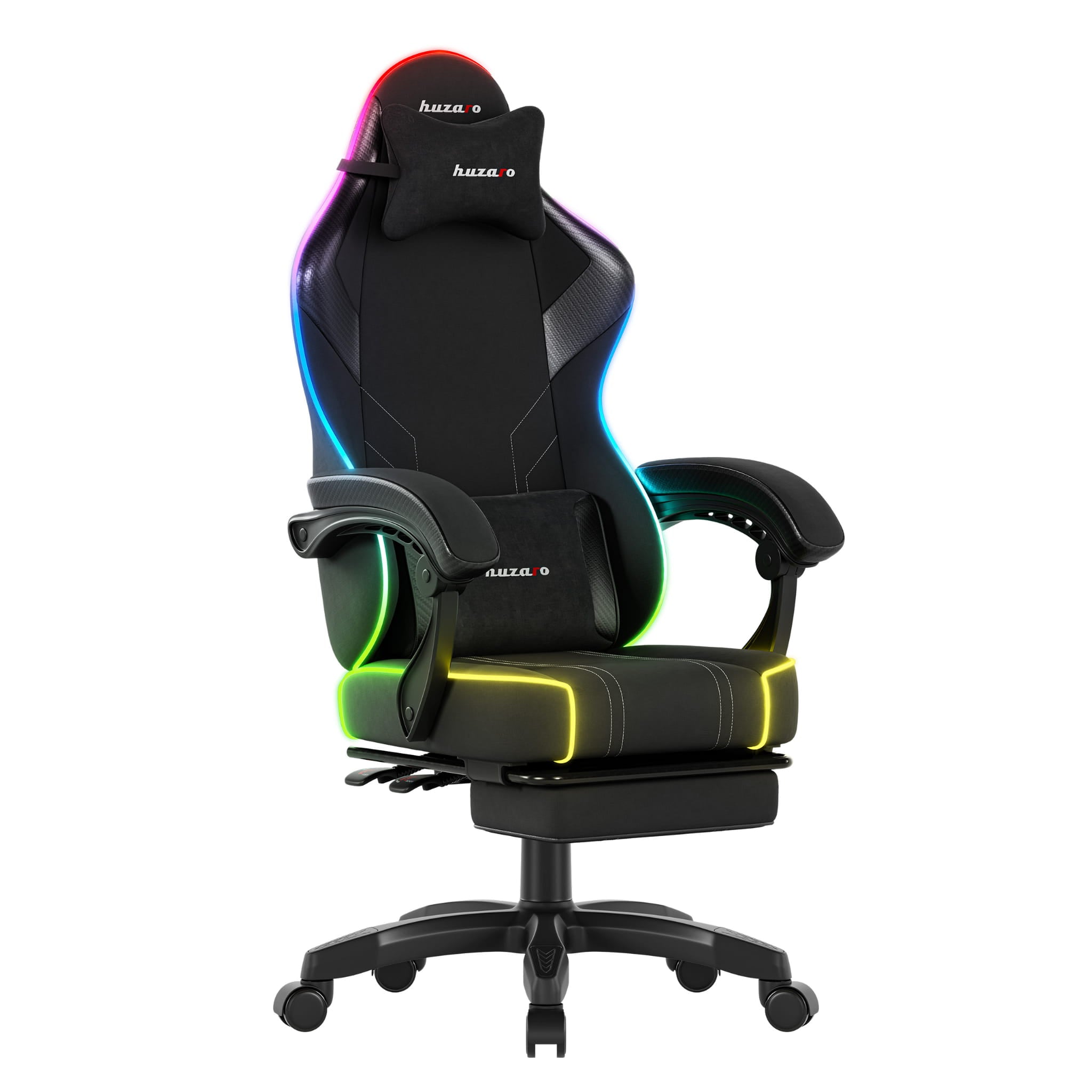 Huzaro Force 3.7 RGB Black Žaidimų kėdė