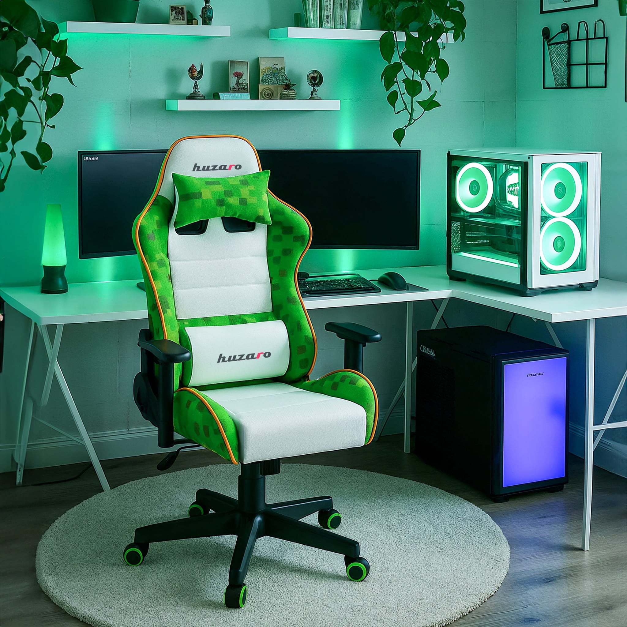 Huzaro Ranger 6.0 Pixel Baltas Žaidimų kėdė vaikui