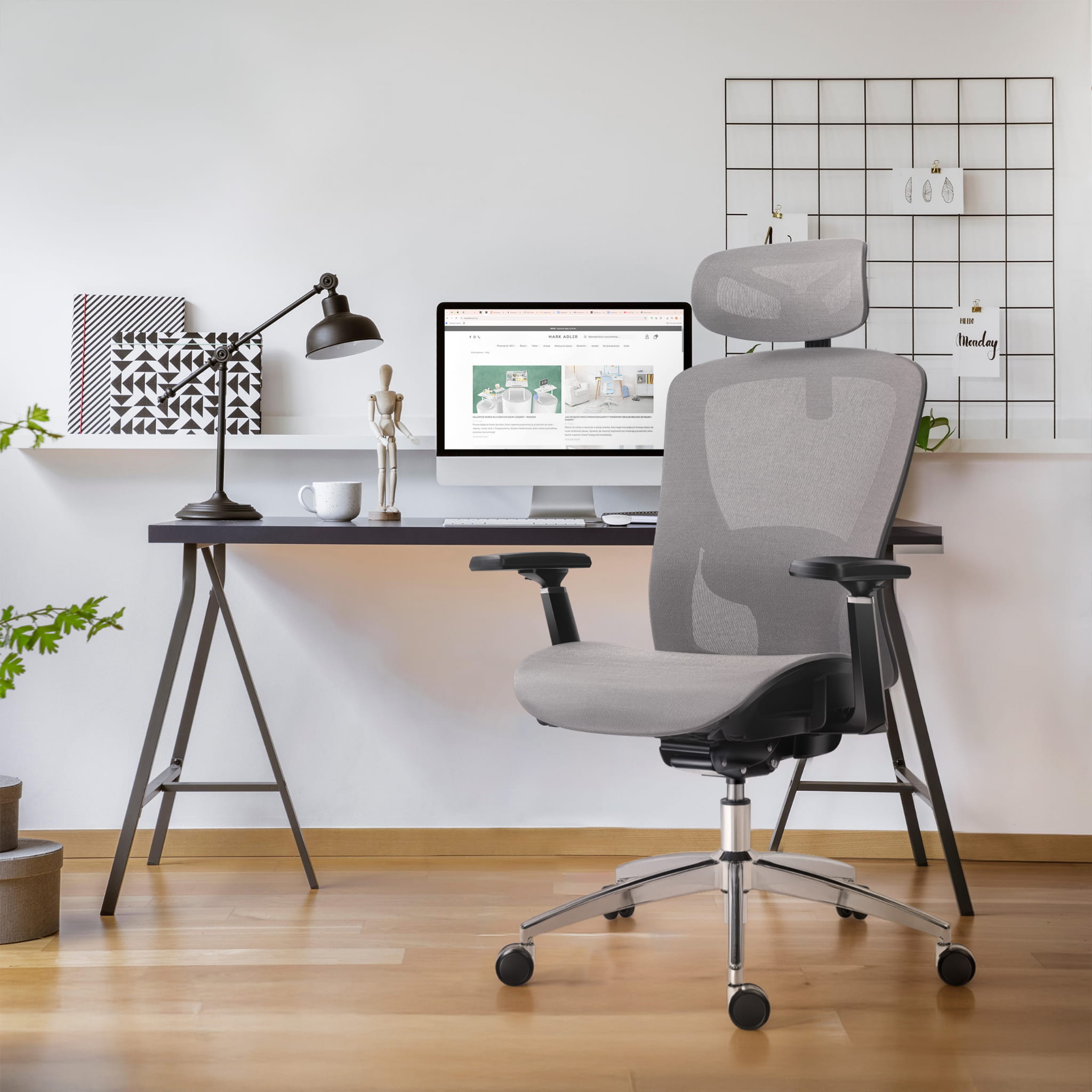 Biuro kėdė Expert 5.3 Grey Mesh