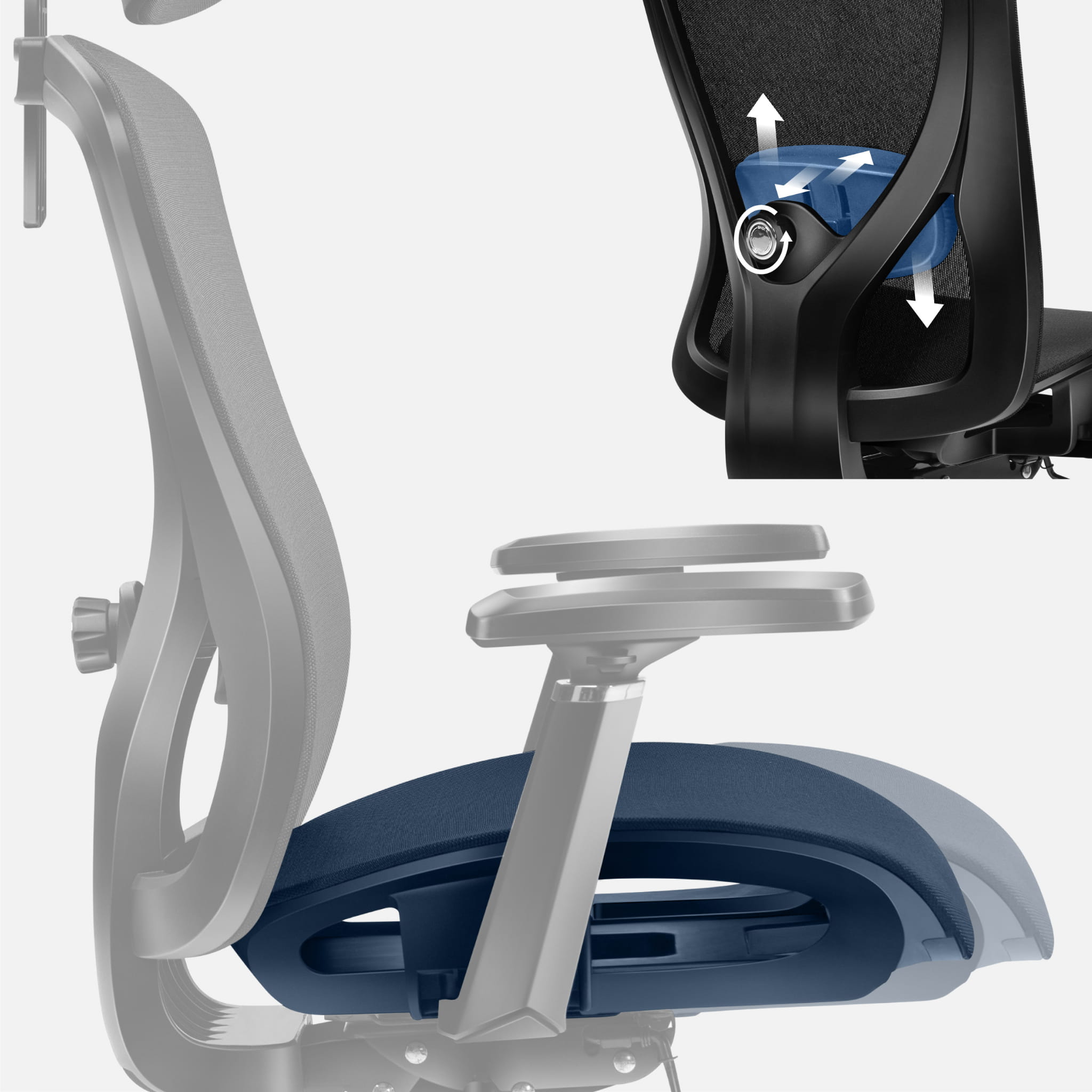 Biuro kėdė Expert 5.3 Black Mesh