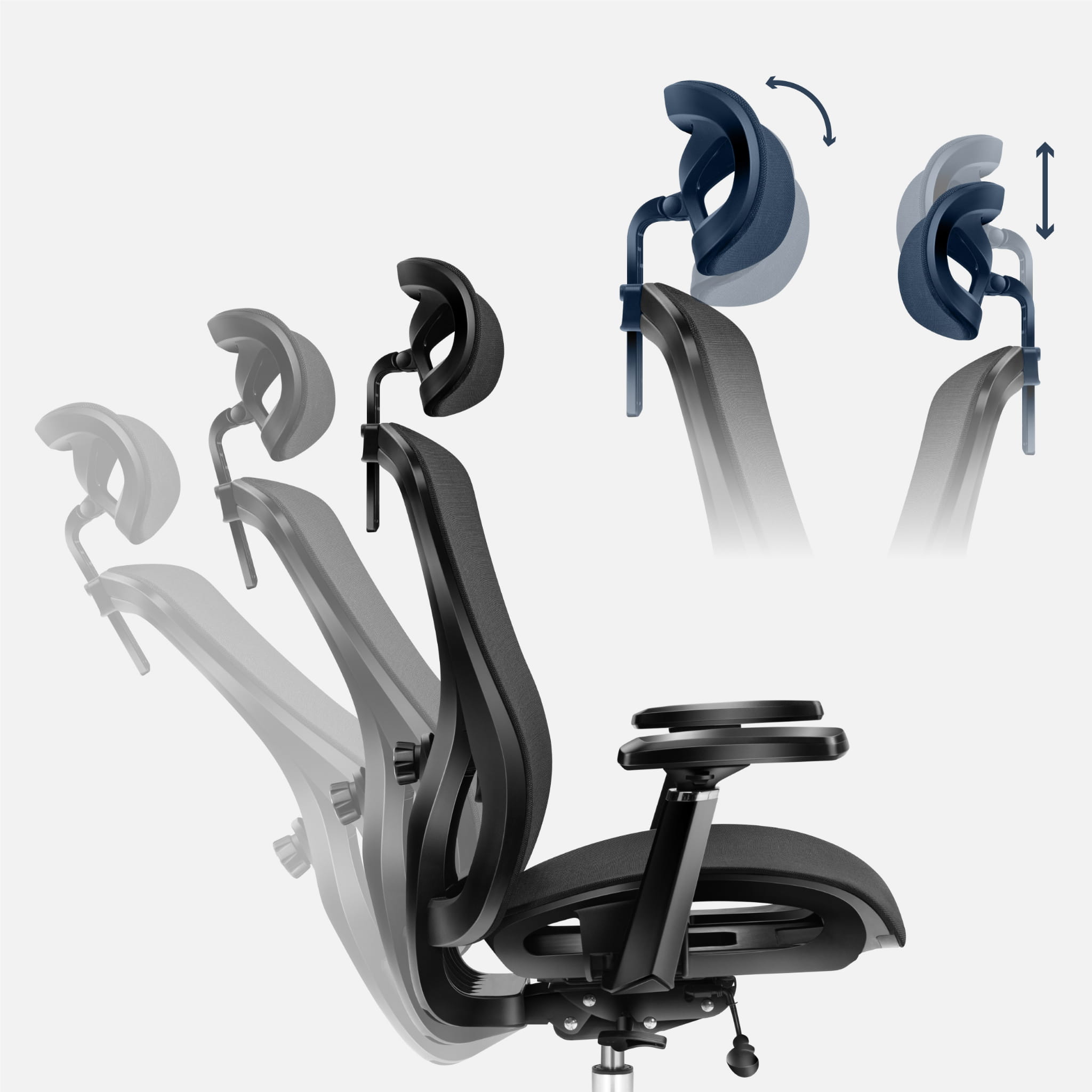 Biuro kėdė Expert 5.3 Black Mesh