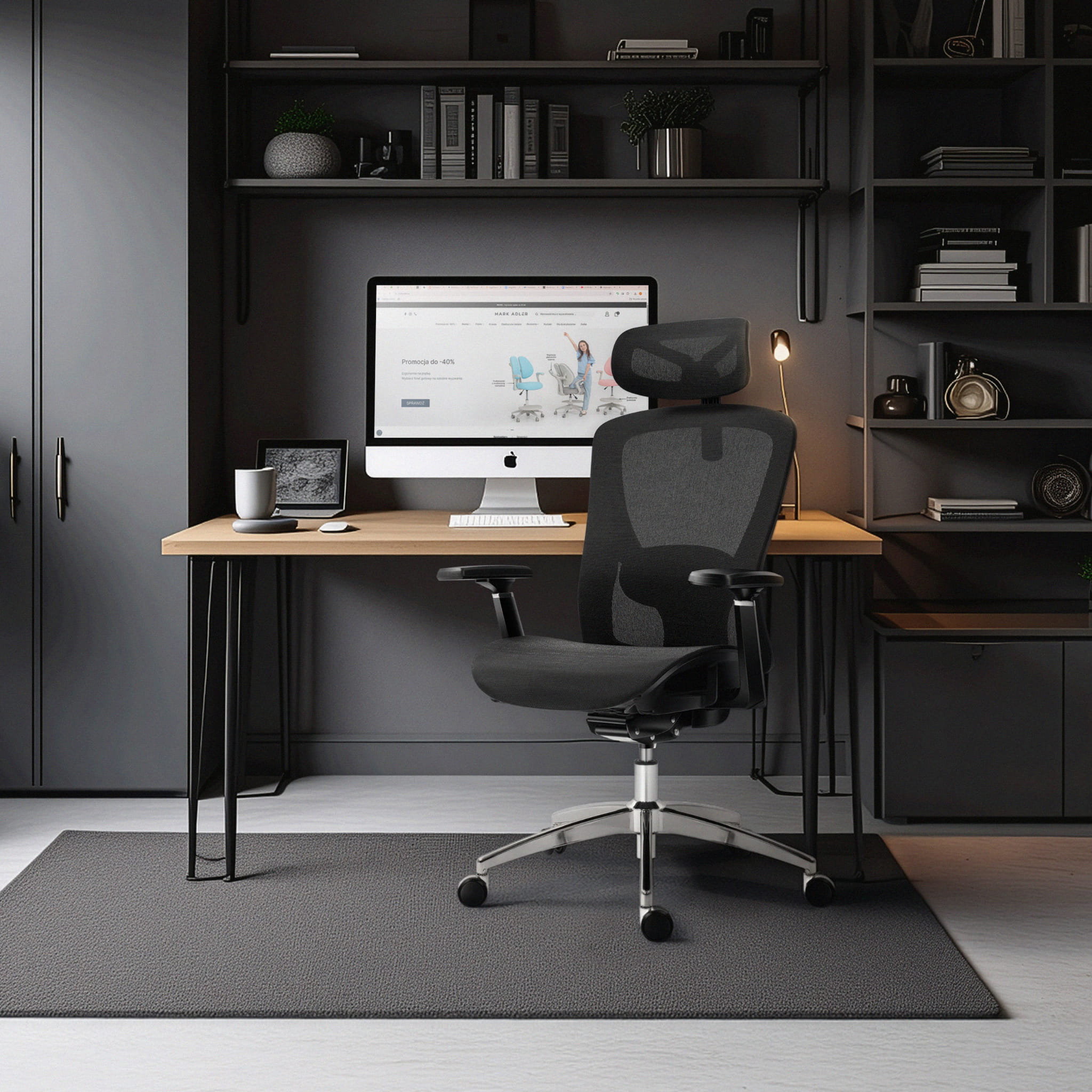 Biuro kėdė Expert 5.3 Black Mesh
