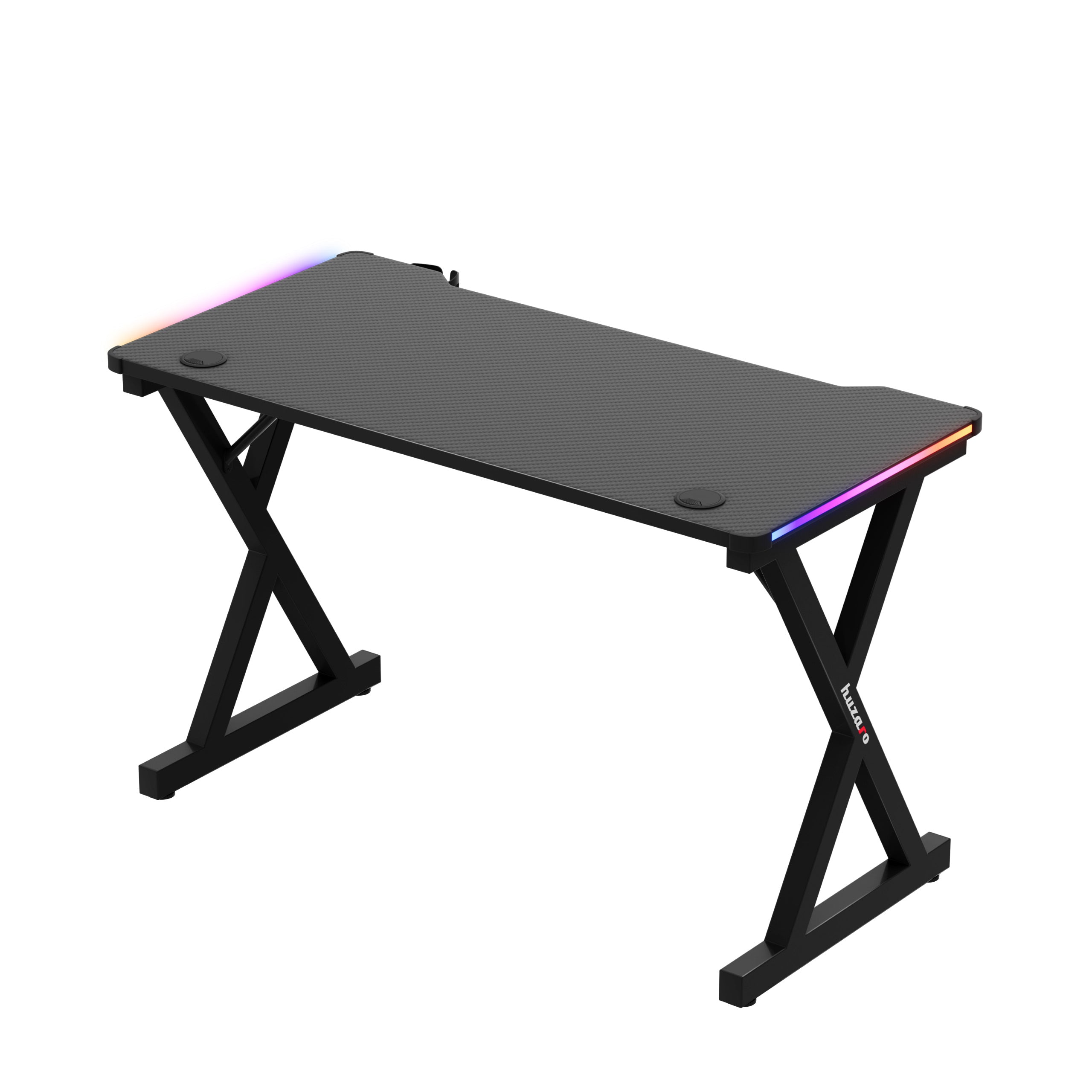 Huzaro Hero 2.3 RGB LED žaidimų stalas 120 cm