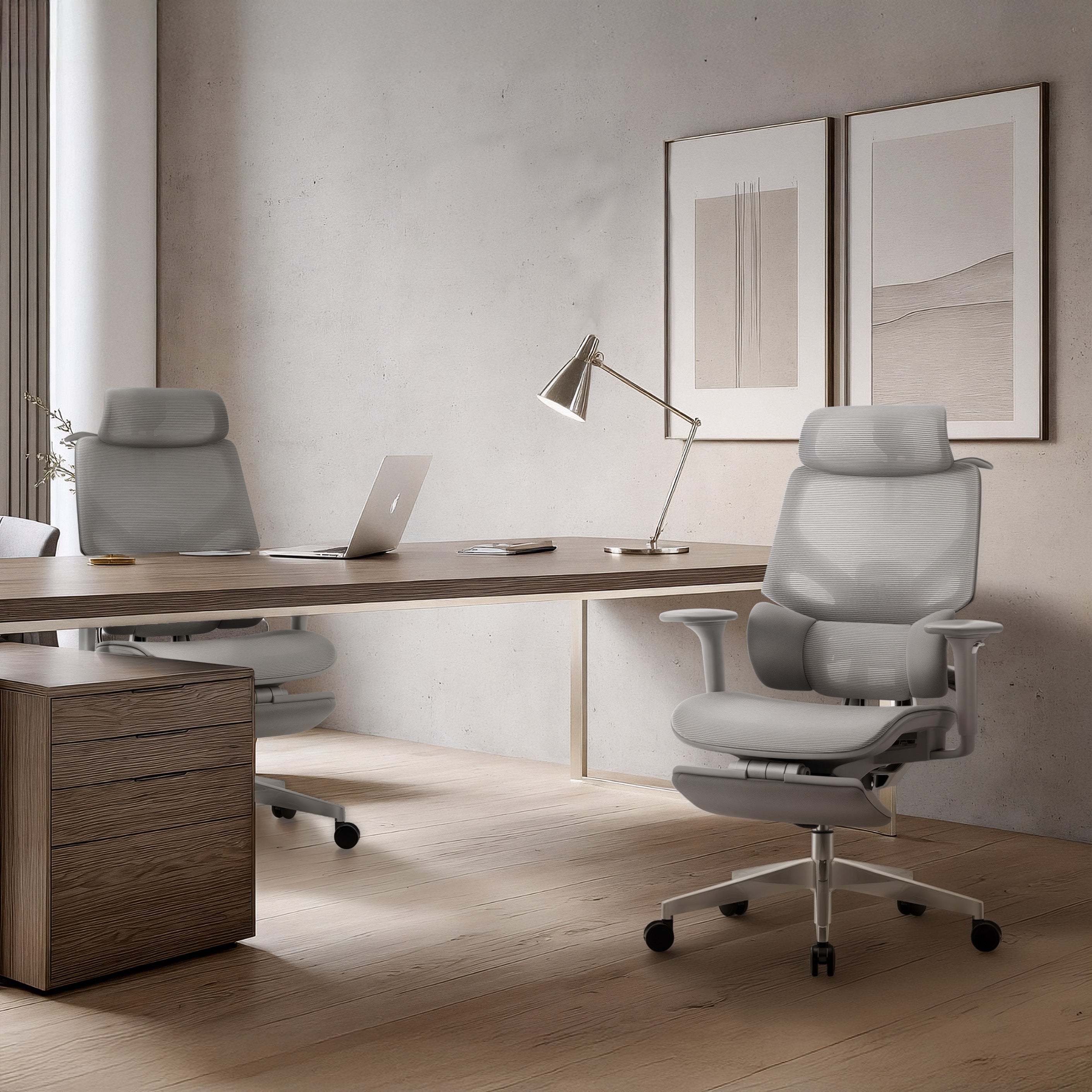 Mark Adler Expert 8.7 Pilkas Mesh biuro kėdė