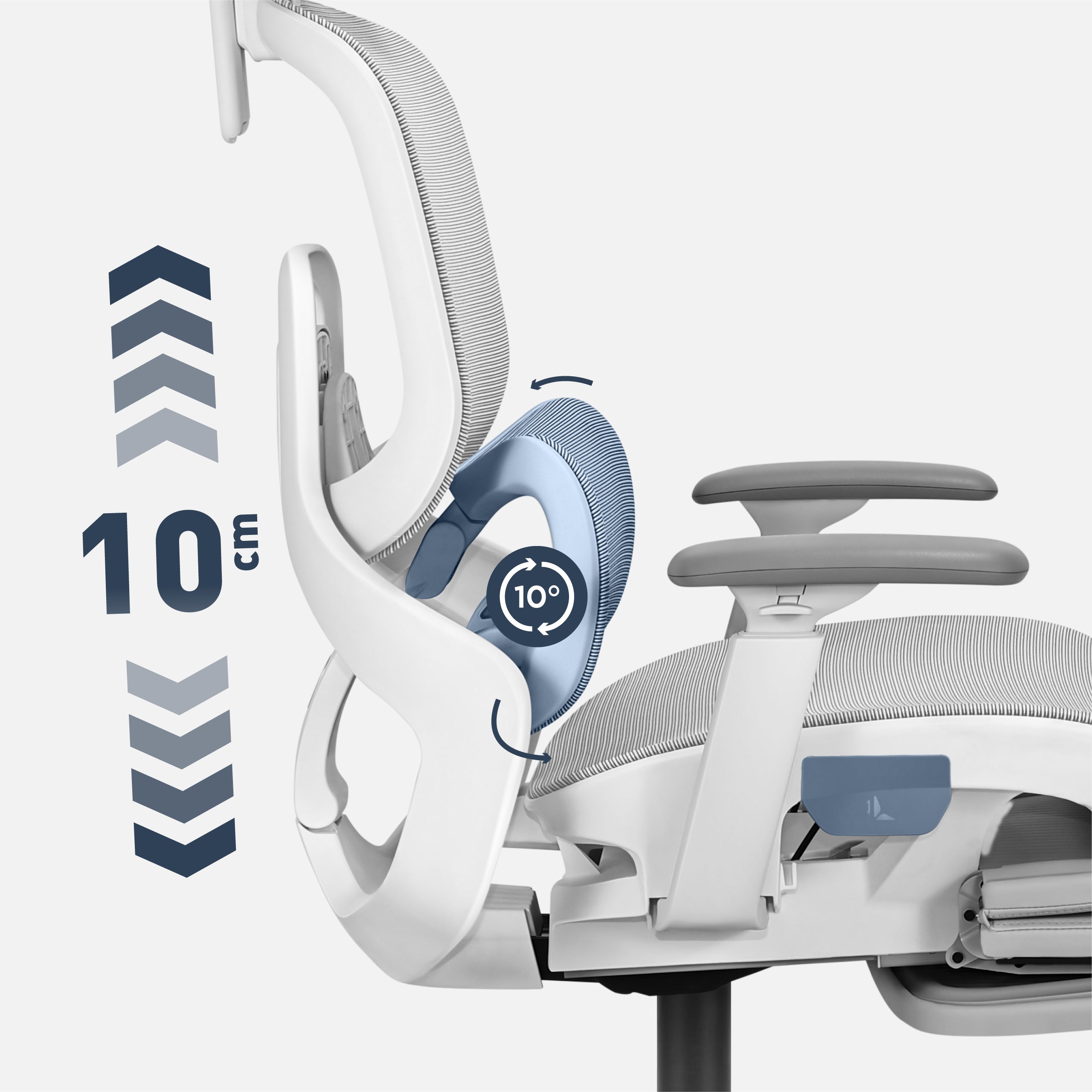 "Mark Adler Expert 9.3 Grey" ergonominė kėdė