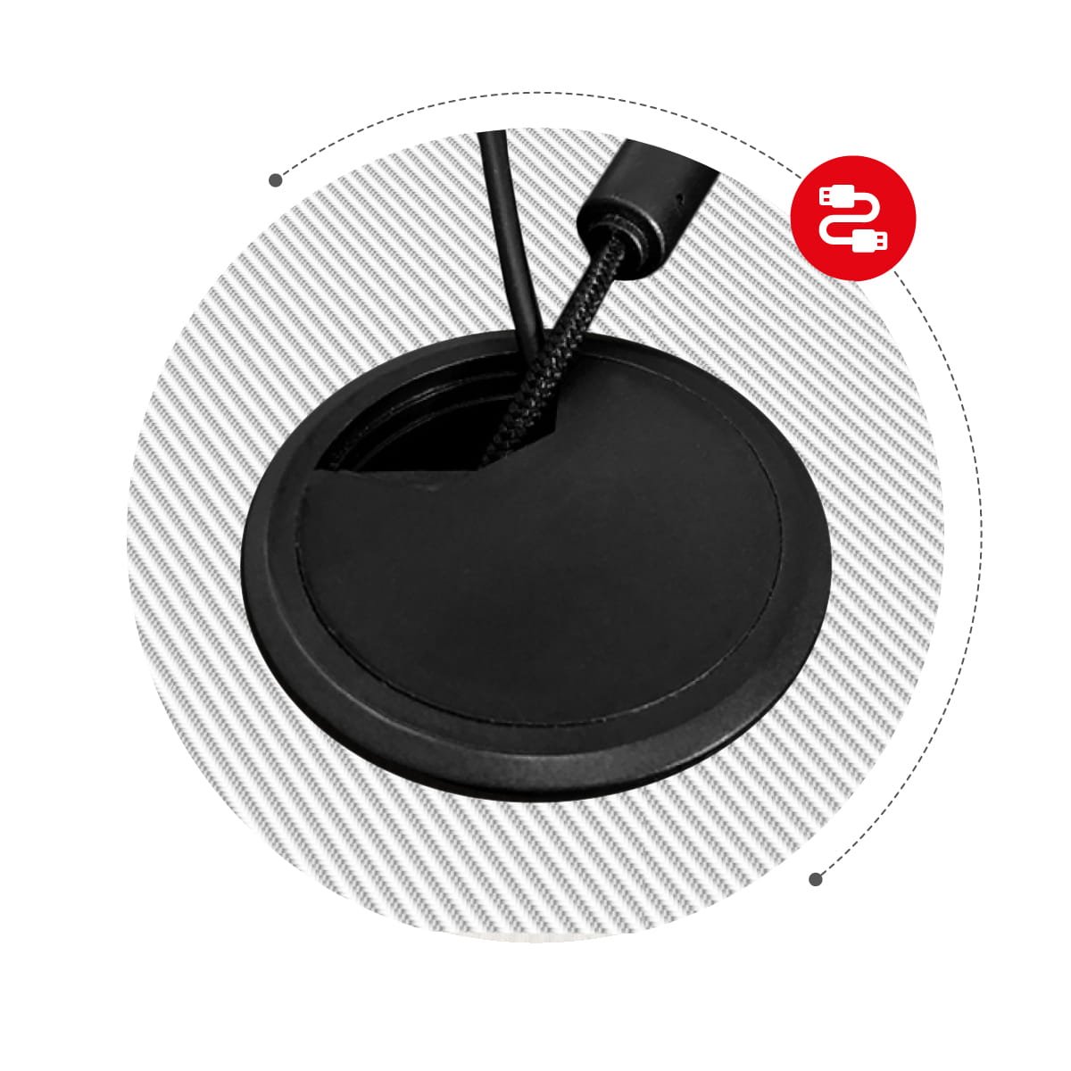 Huzaro Hero 6.3 White žaidimų stalas