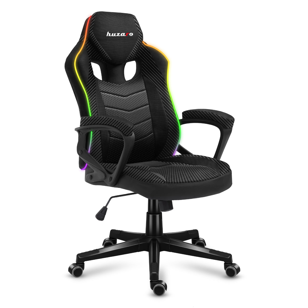 Huzaro Force 2.5 RGB Carbon Mesh žaidimų kėdė