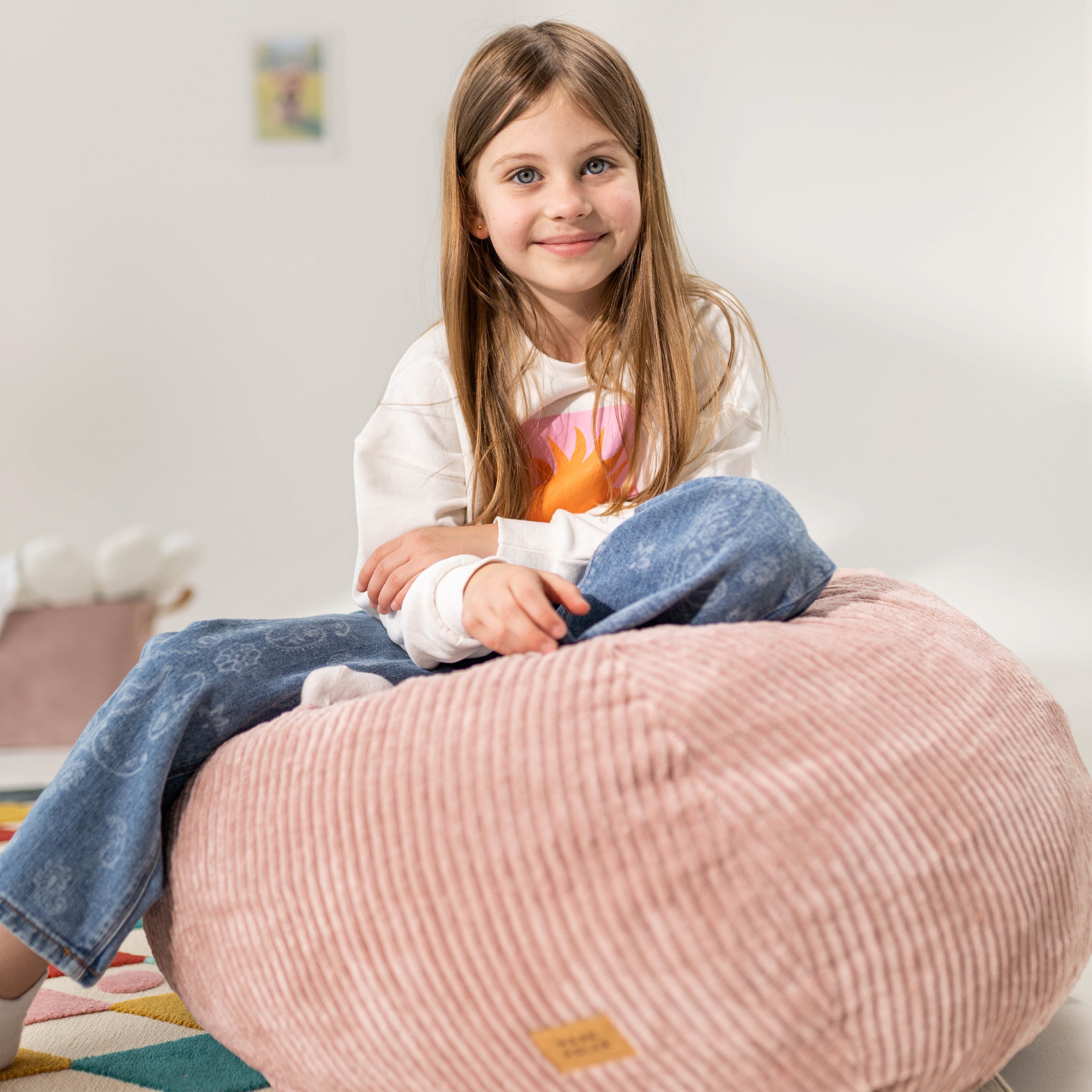 Rožinis velvetinis sėdmaišis Mark Adler Comfy 1.0 Pink