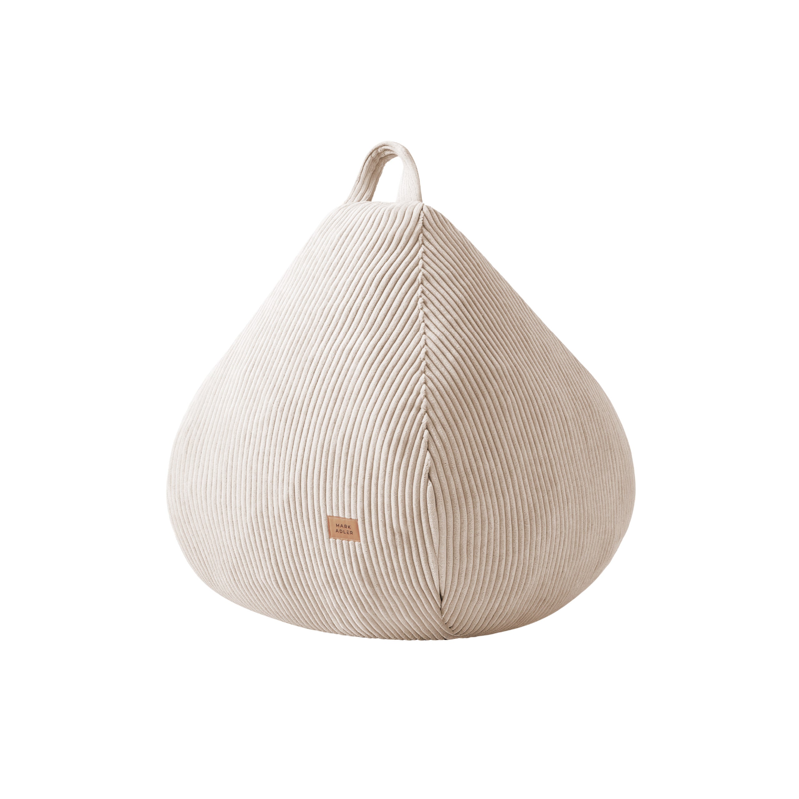 Bėžinis velvetinis sėdmaišis Mark Adler Comfy 1.0 Beige