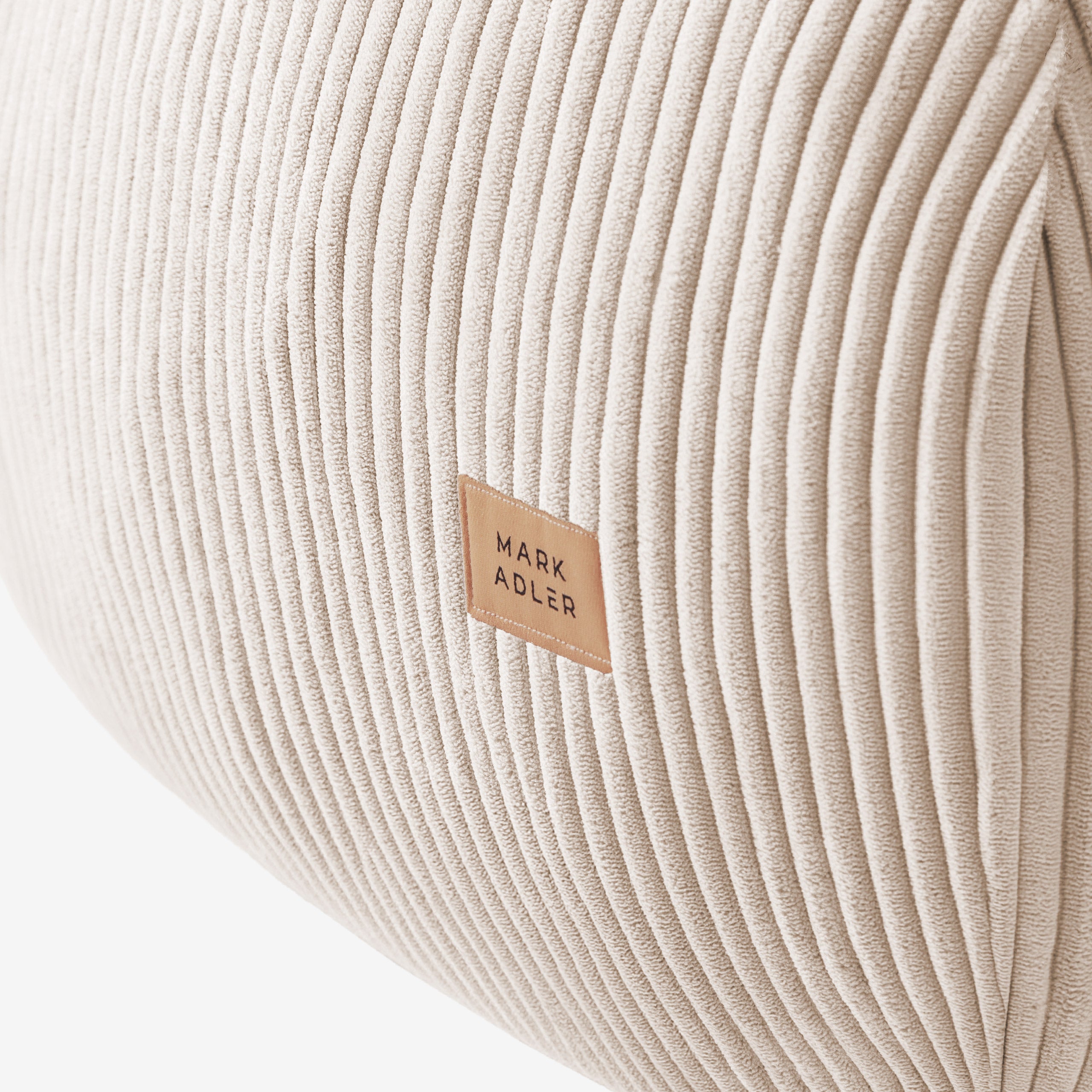 Bėžinis velvetinis sėdmaišis Mark Adler Comfy 1.0 Beige