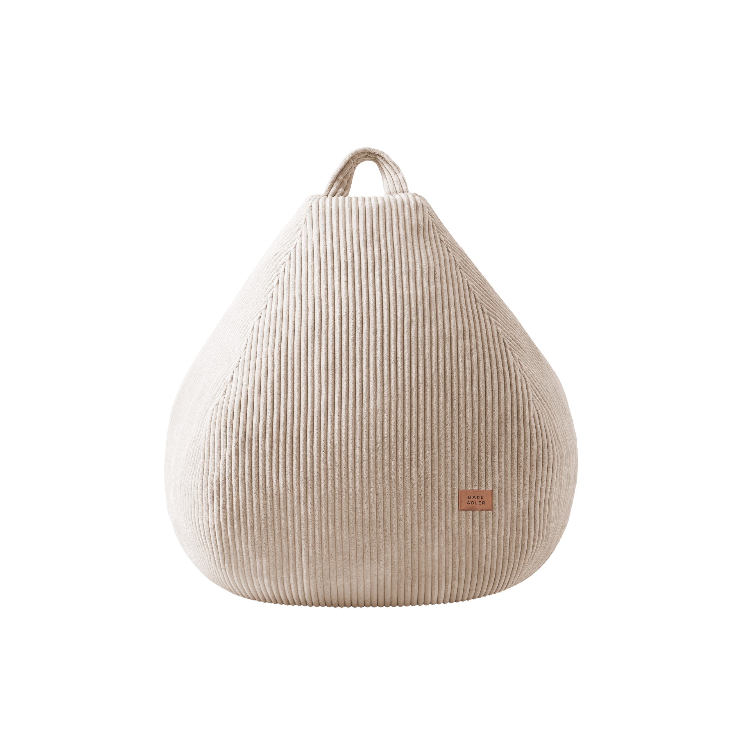 Bėžinis velvetinis sėdmaišis Mark Adler Comfy 1.0 Beige