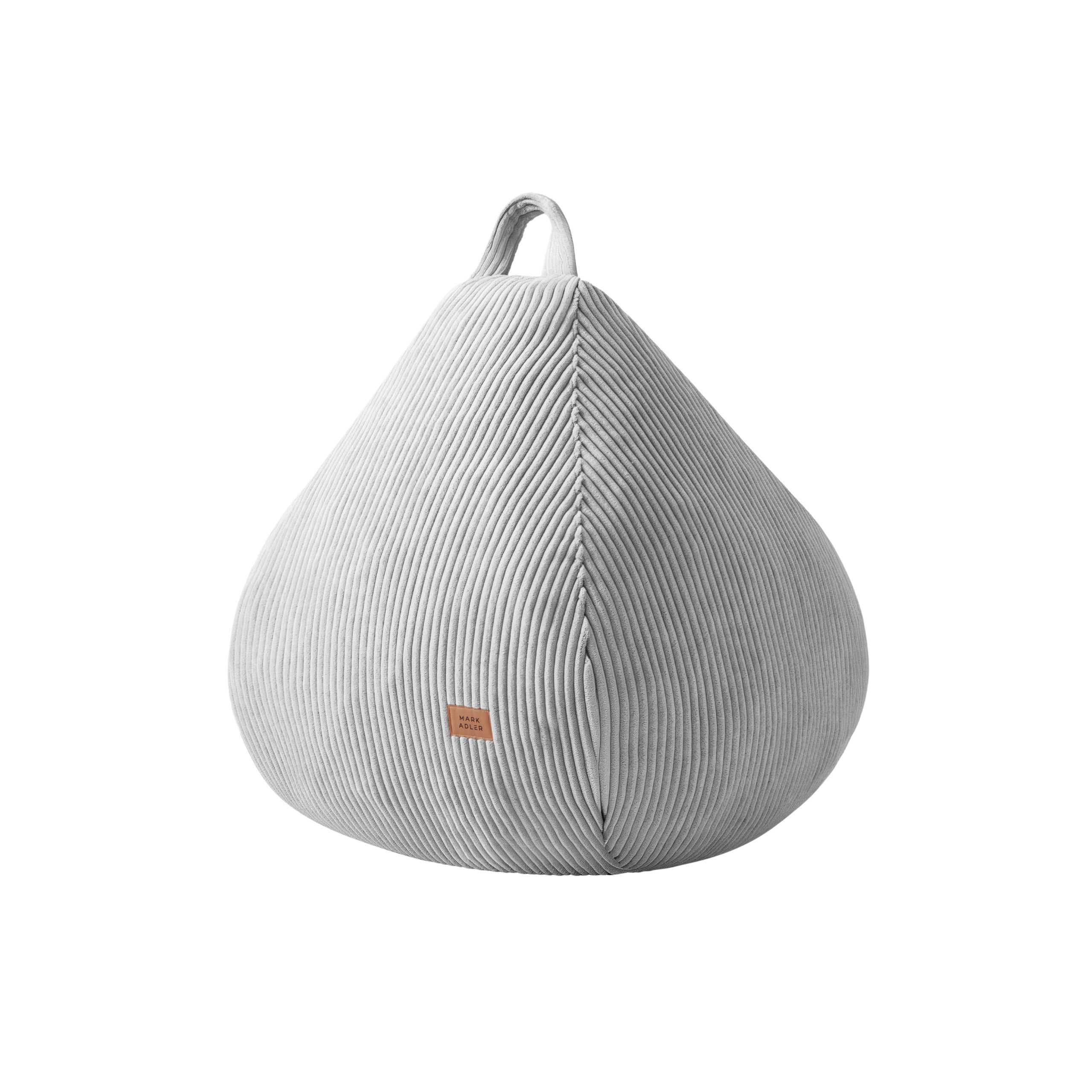 Pilkas velvetinis sėdmaišis Mark Adler Comfy 1.0 Grey