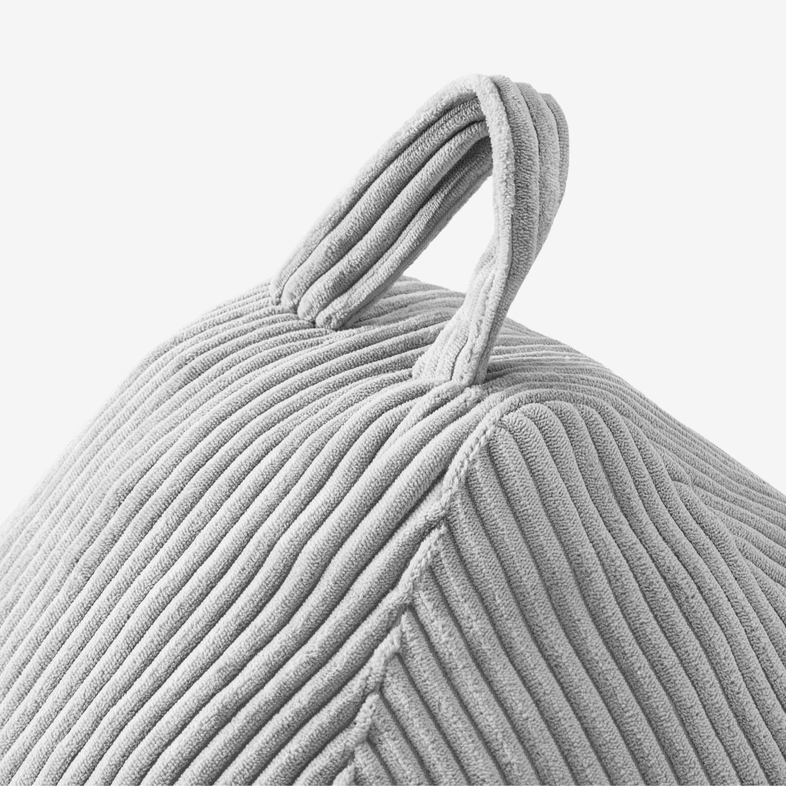 Pilkas velvetinis sėdmaišis Mark Adler Comfy 1.0 Grey
