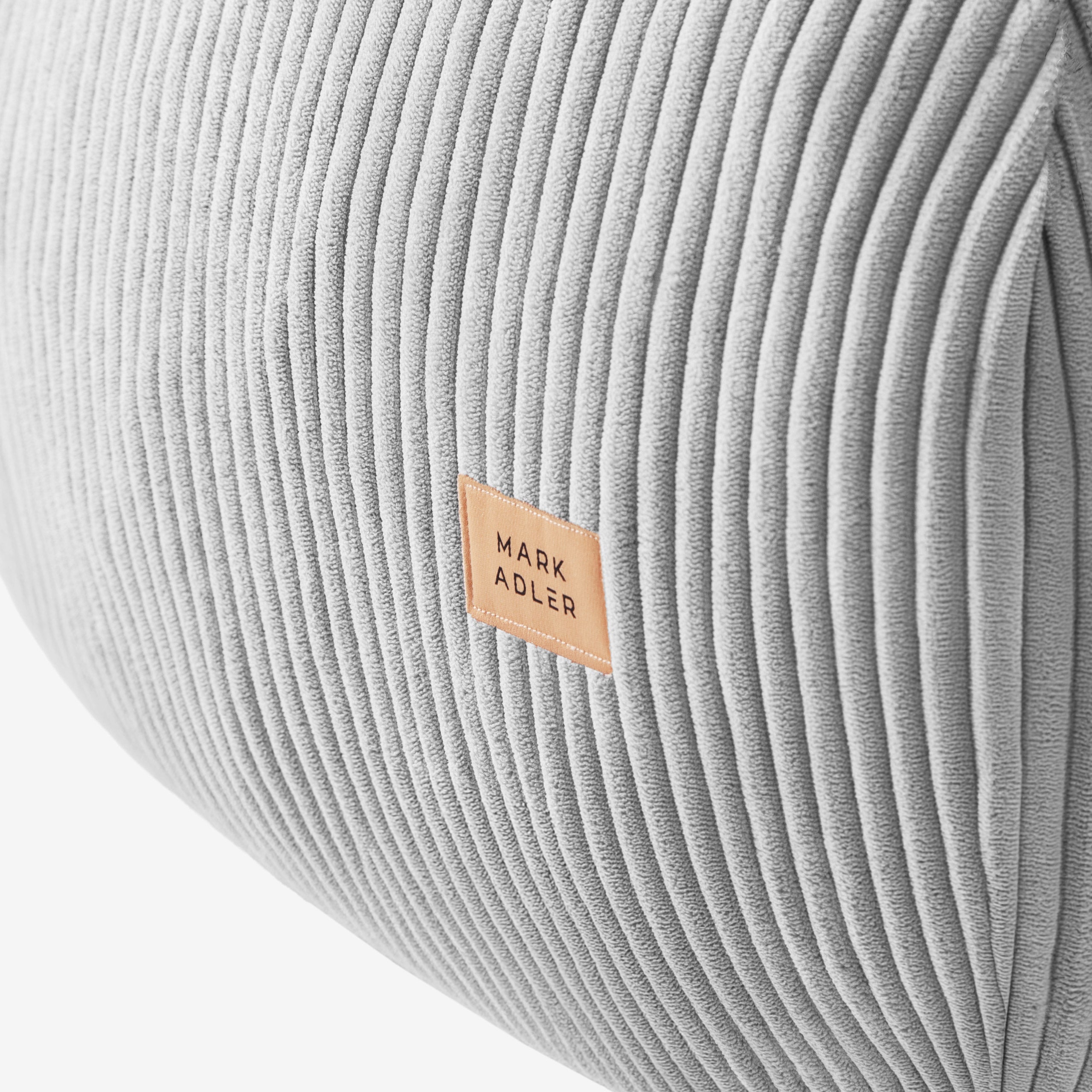 Pilkas velvetinis sėdmaišis Mark Adler Comfy 1.0 Grey