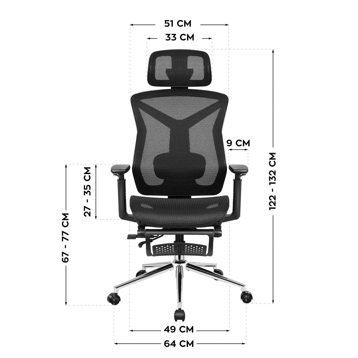 Mark Adler Expert 5.7 biuro kėdė juoda