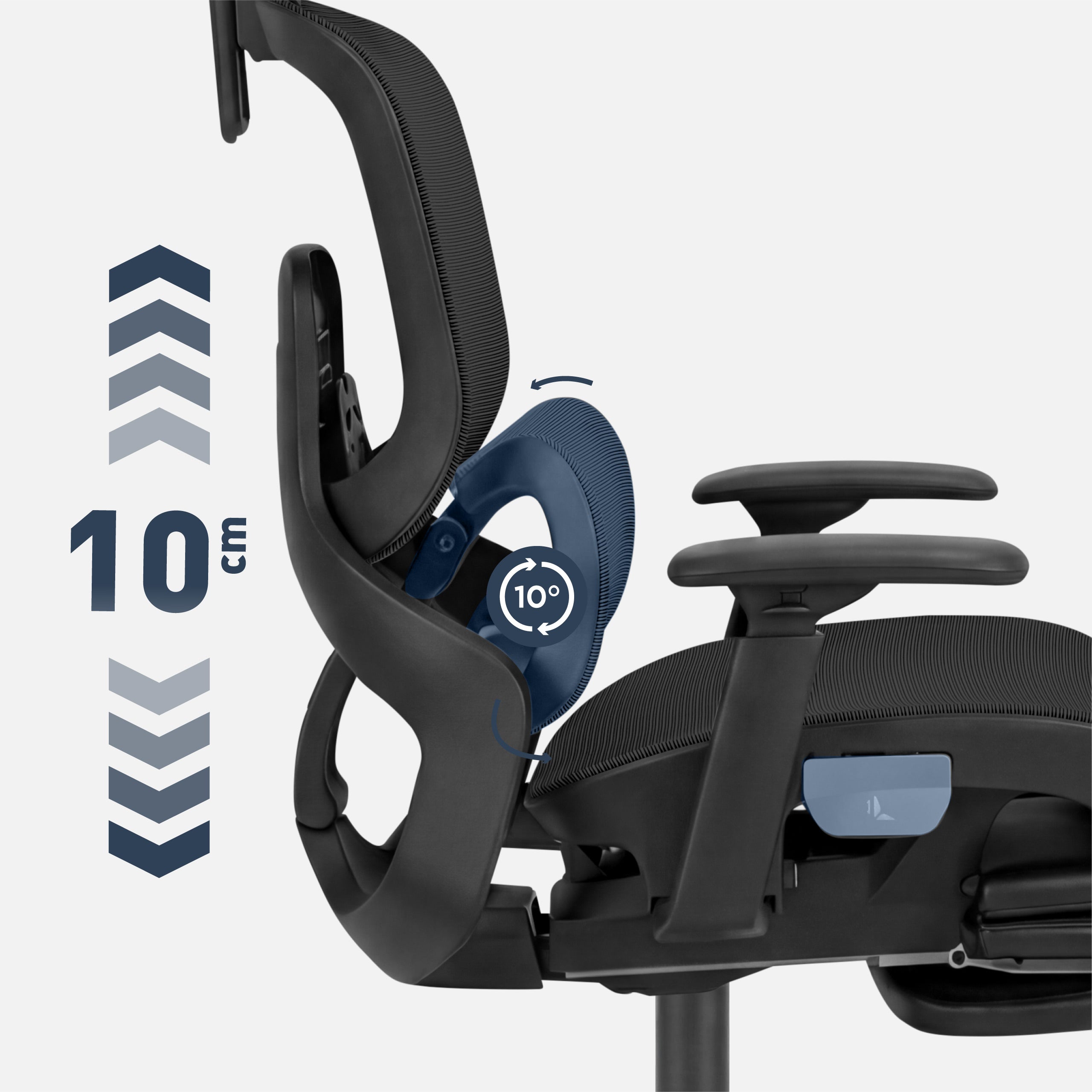 Ergonomiška kėdė su kojų atrama Mark Adler Expert 9.3 Black