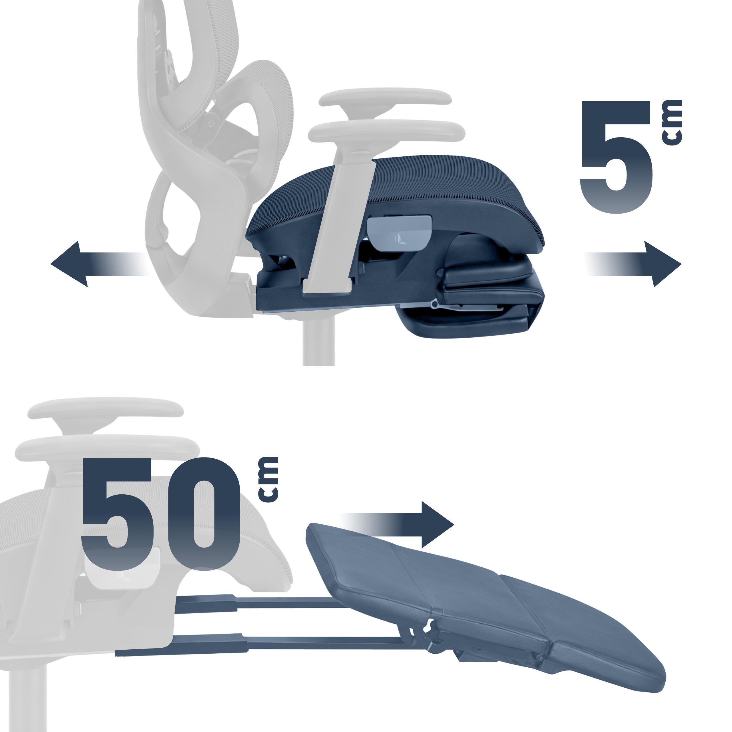 Ergonomiška kėdė su kojų atrama Mark Adler Expert 9.3 Black