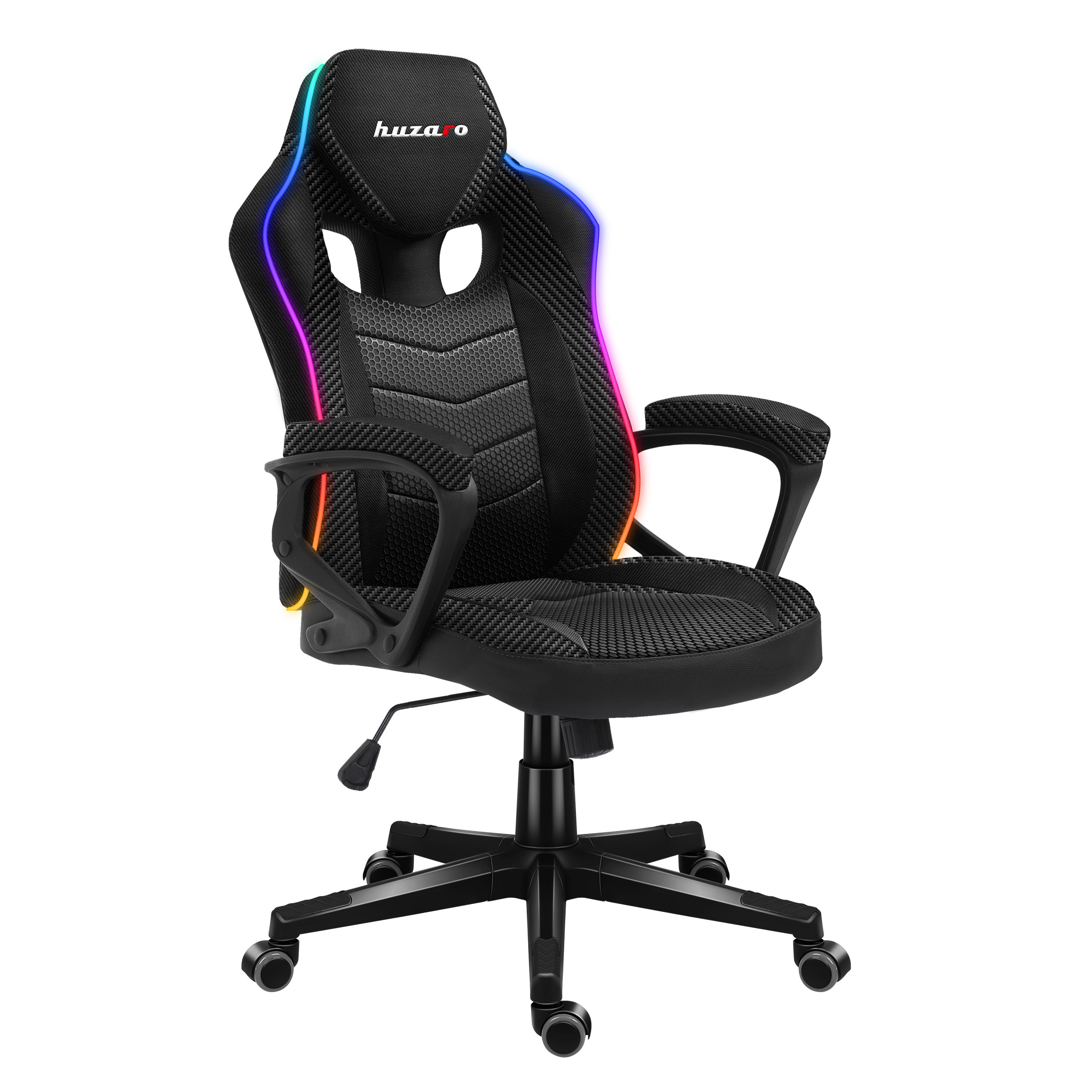 Huzaro Force 2.5 RGB Carbon Mesh žaidimų kėdė