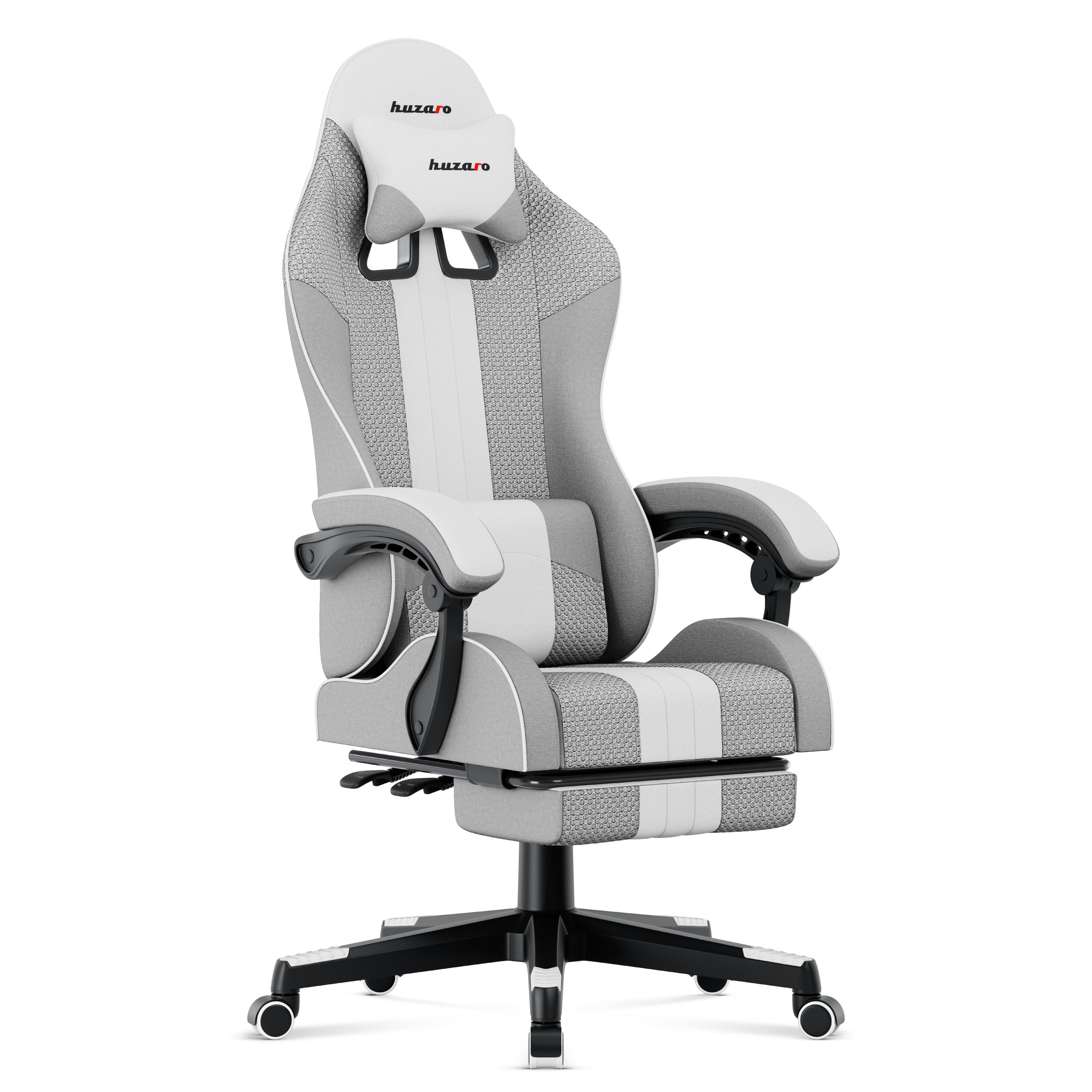 Huzaro Force 4.7 White Mesh žaidimų kėdė