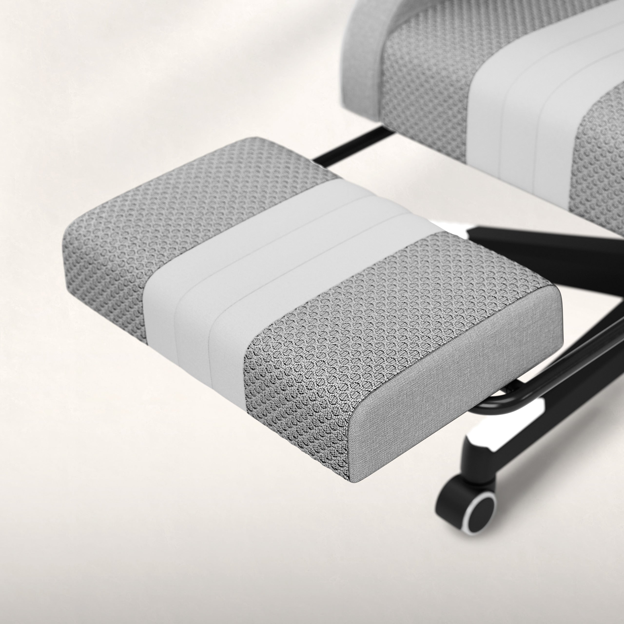 Huzaro Force 4.7 White Mesh žaidimų kėdė