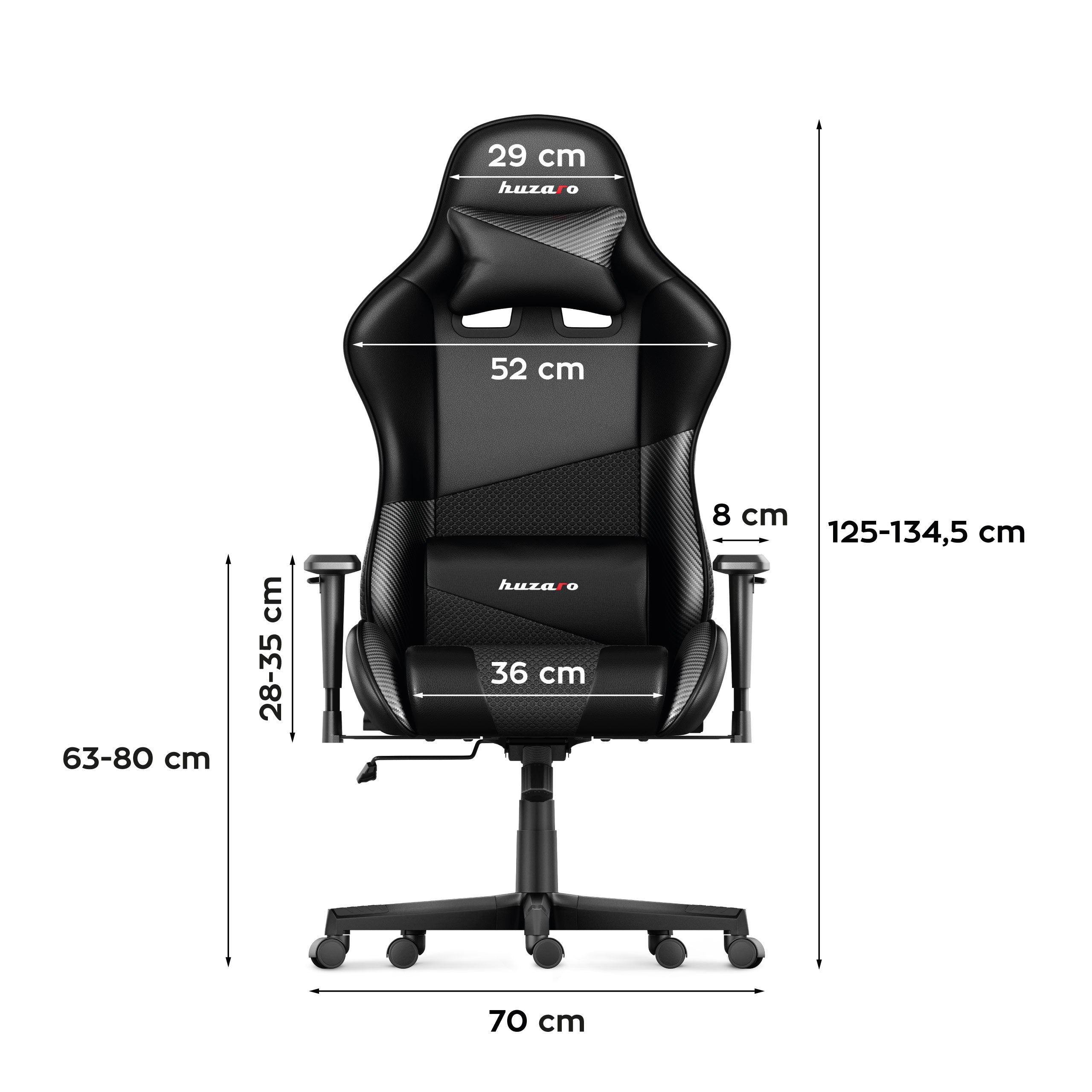 Huzaro Force 6.2 Carbon žaidimų KĖDĖ