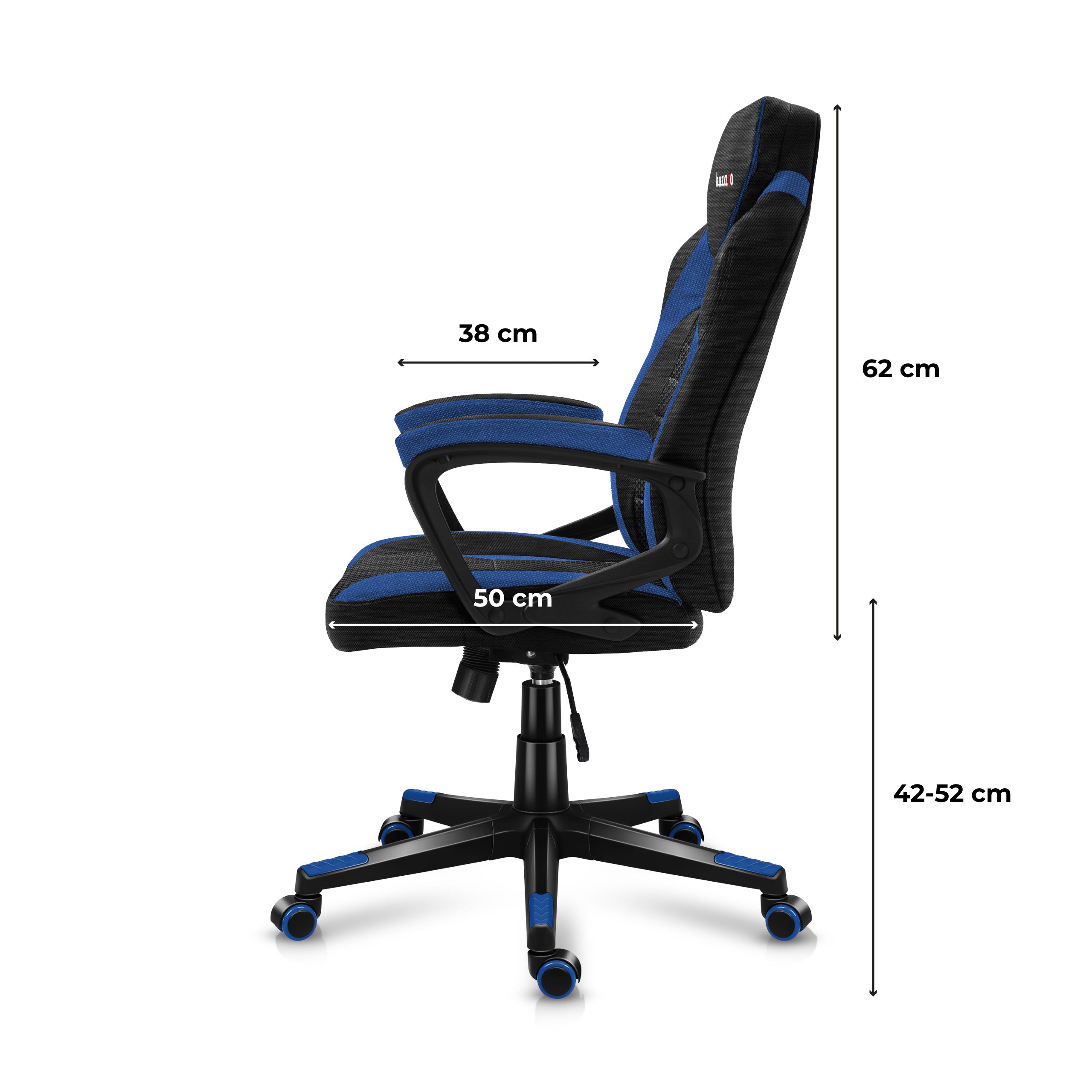 Huzaro Force 2.5 Blue Mesh žaidimų kėdė