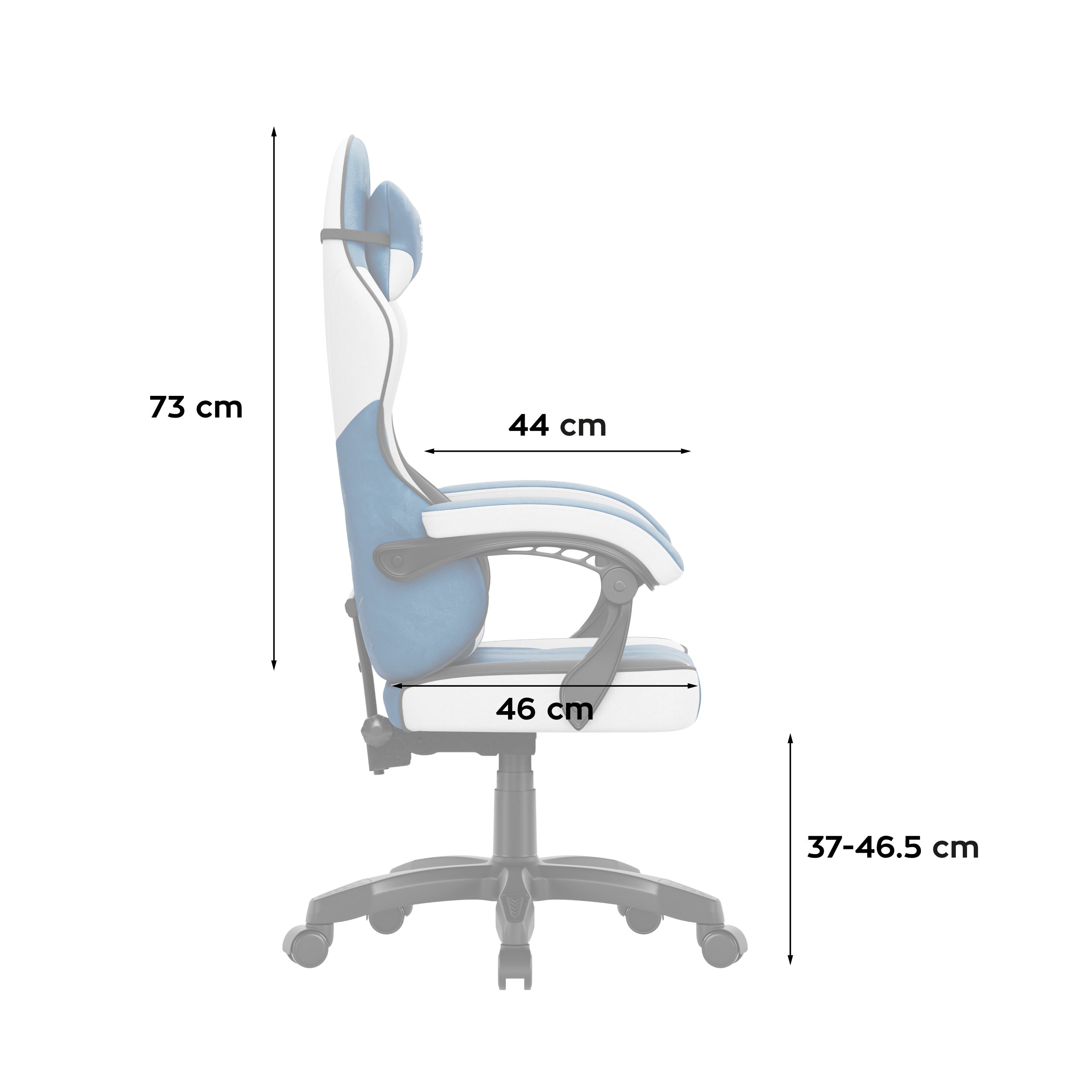 Huzaro Force 2.7 Mėlynas žaidimų kėdė