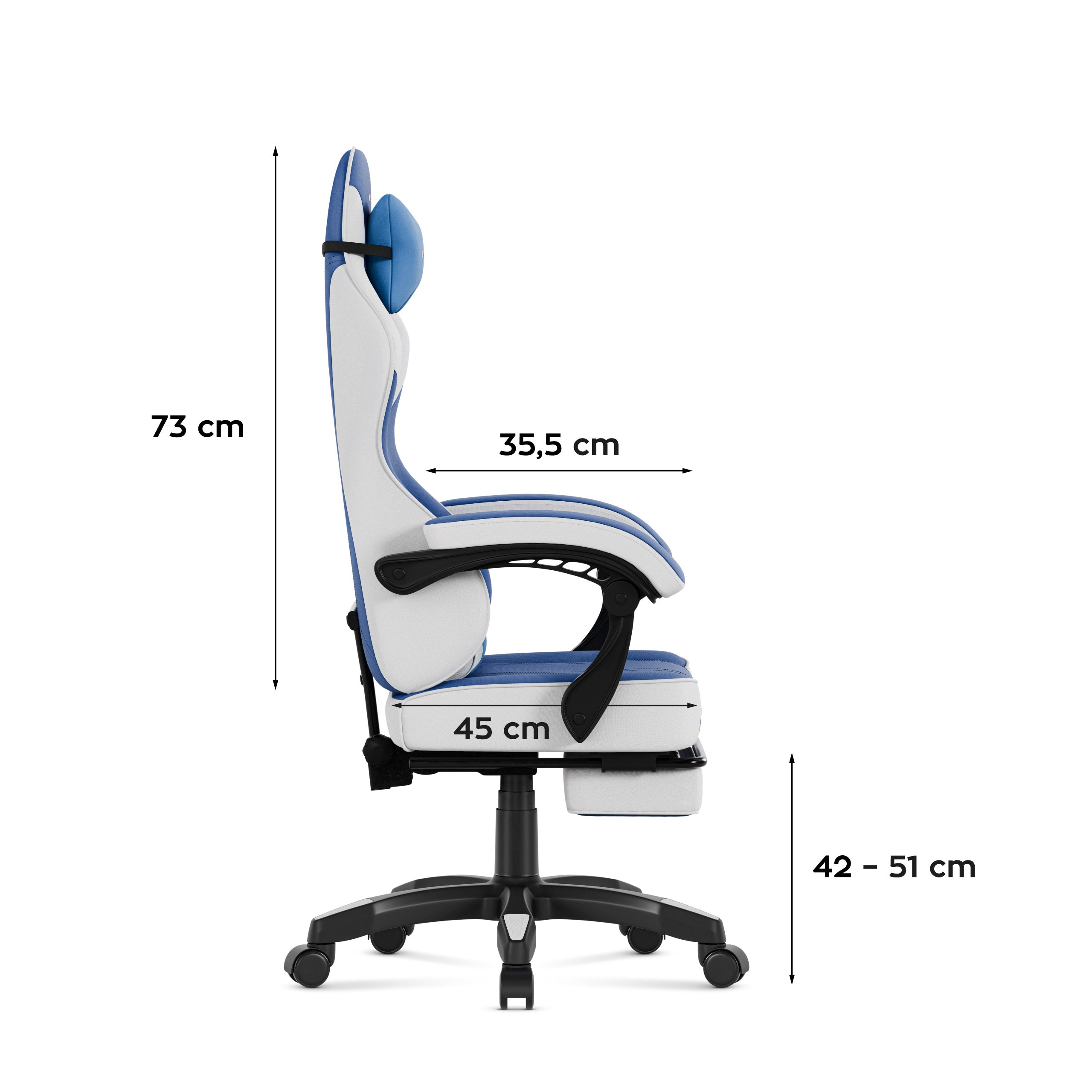 Huzaro Force 3.7 Blue Žaidimų kėdė