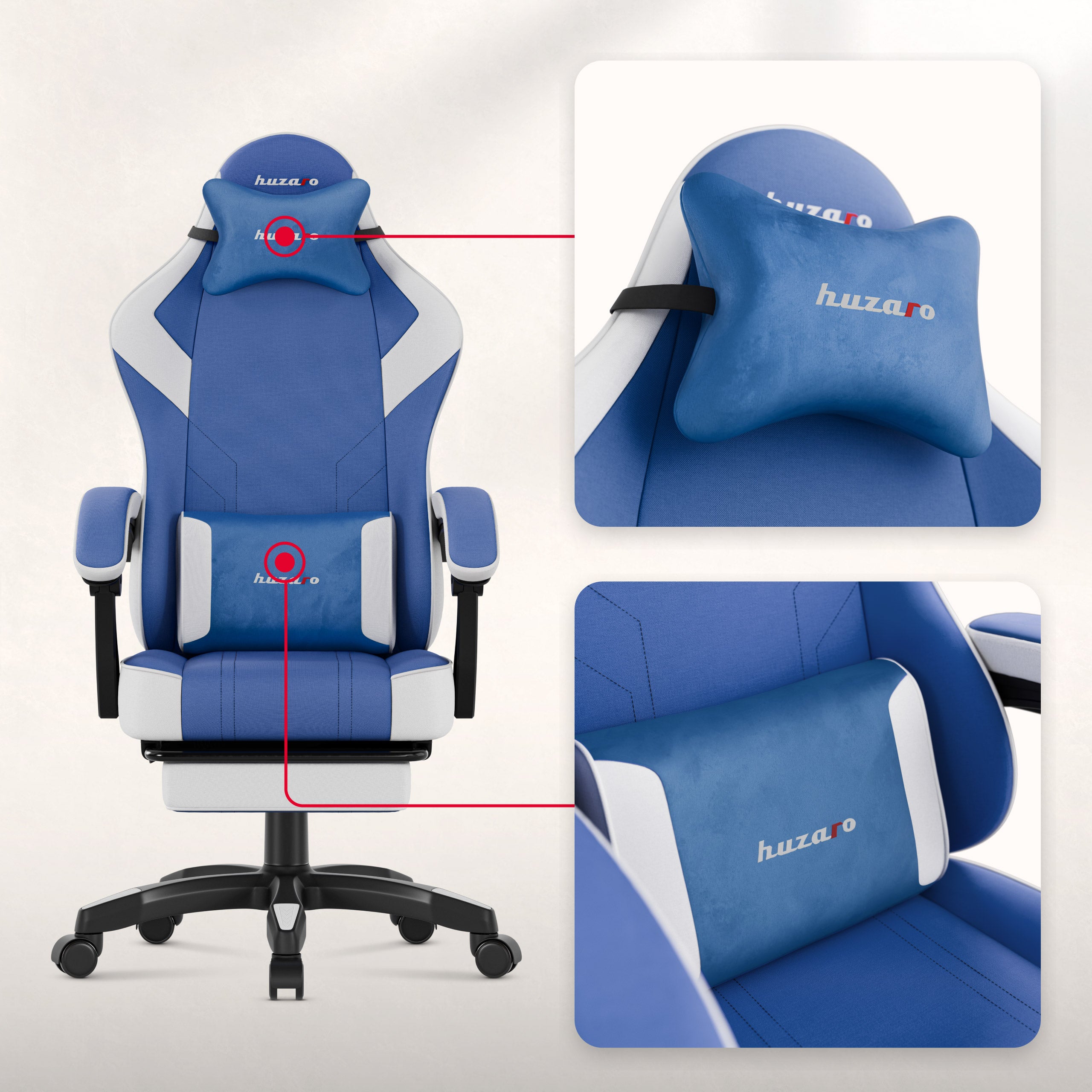 Huzaro Force 3.7 Blue Žaidimų kėdė