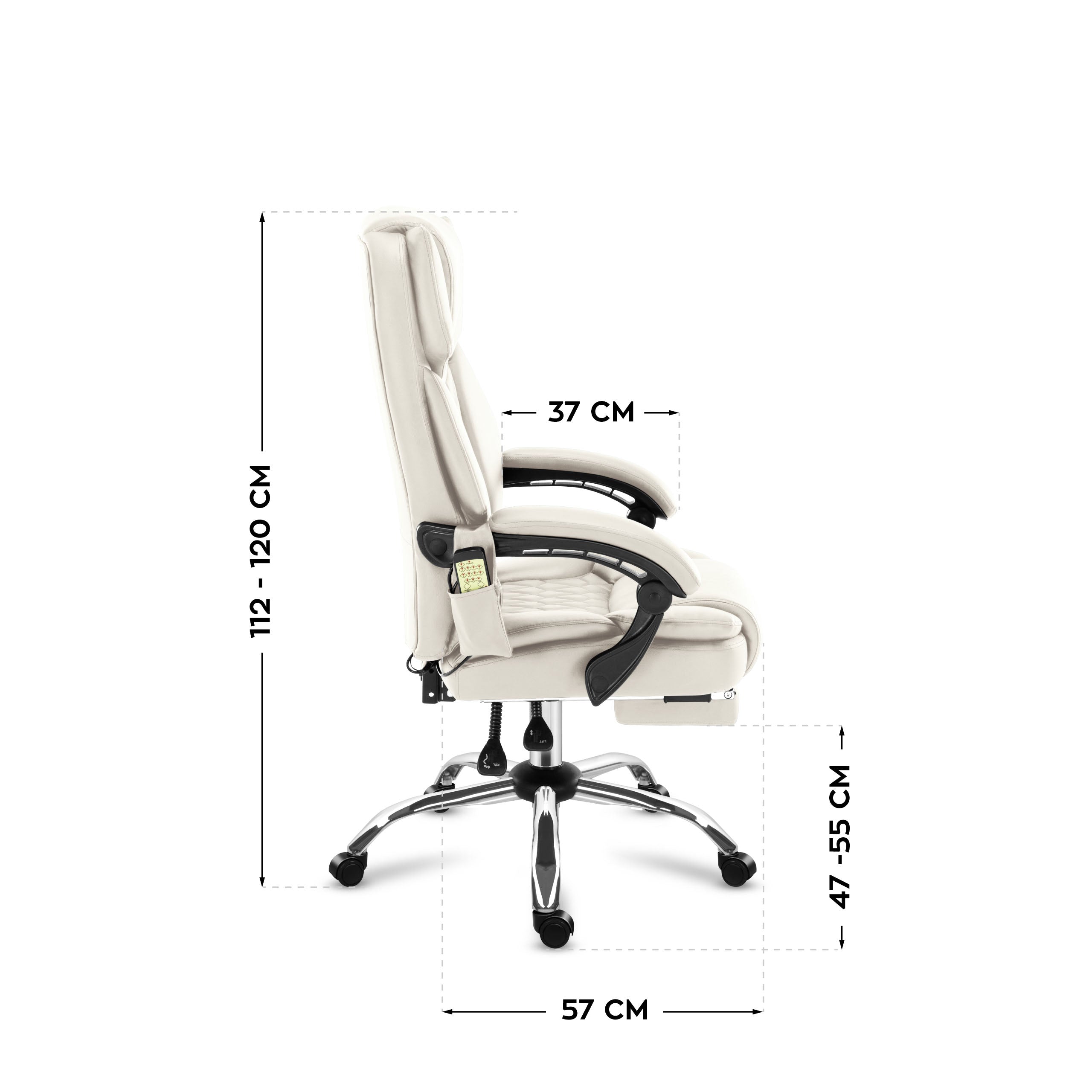 Mark Adler Boss 6.0 masažinė biuro kėdė Beige