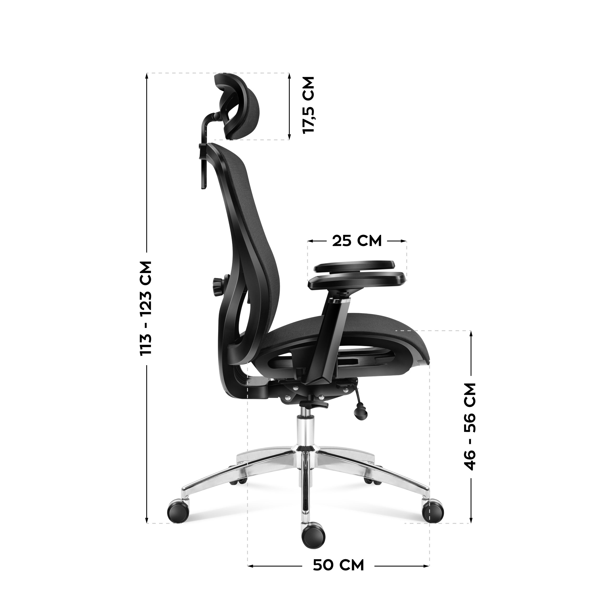 Biuro kėdė Expert 5.3 Black Mesh