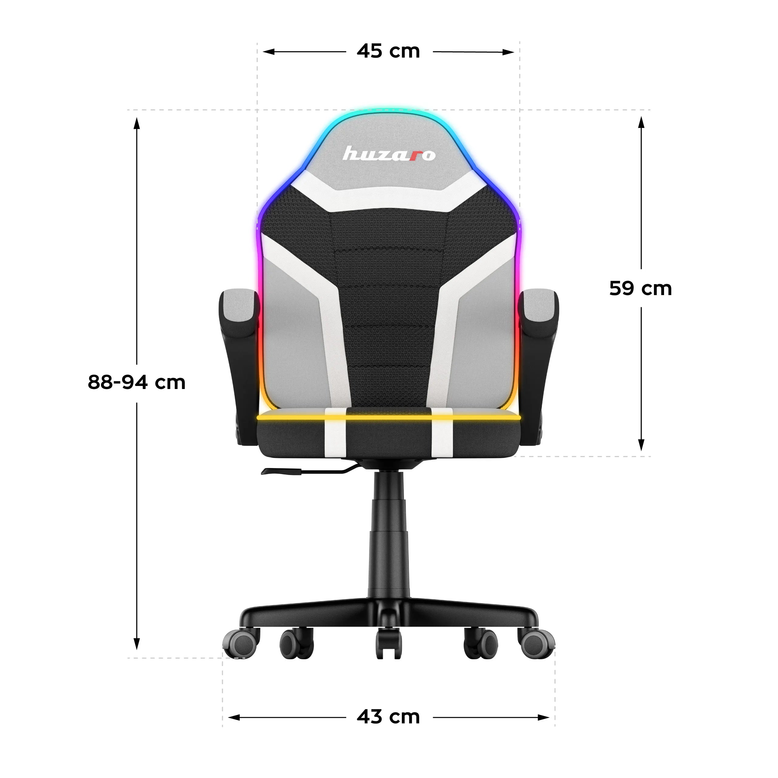 Huzaro Ranger 1.0 RGB Žaidimų kėdė vaikui