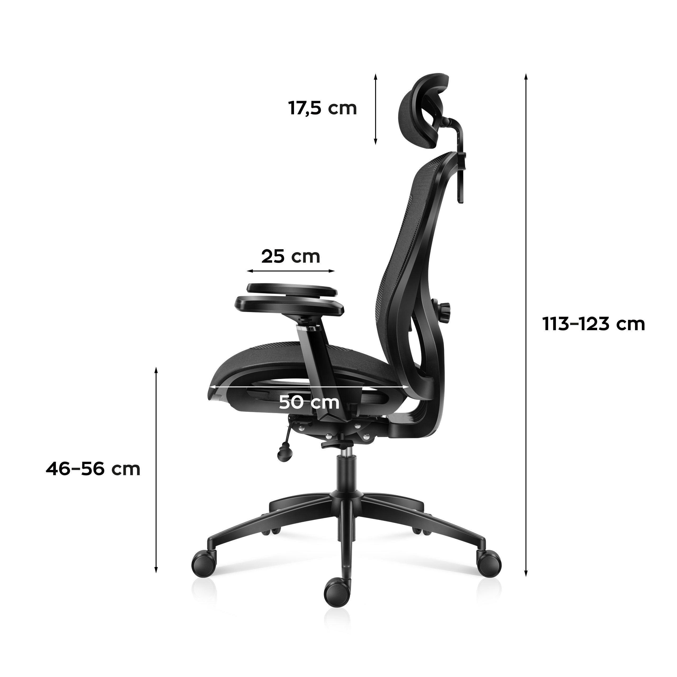Žaidimų kėdė Combat 7.3 Black Mesh
