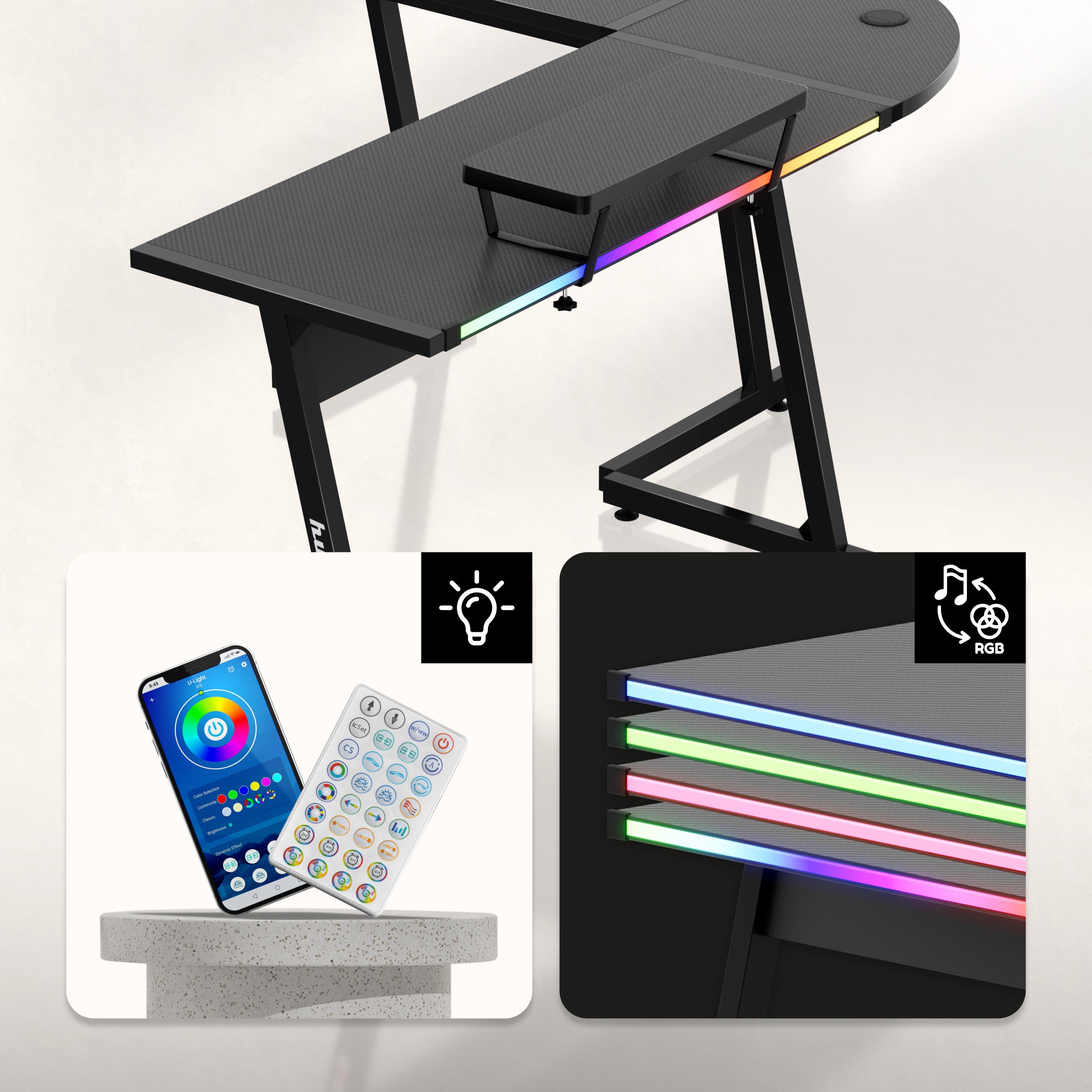 RGB LED apšvietimas