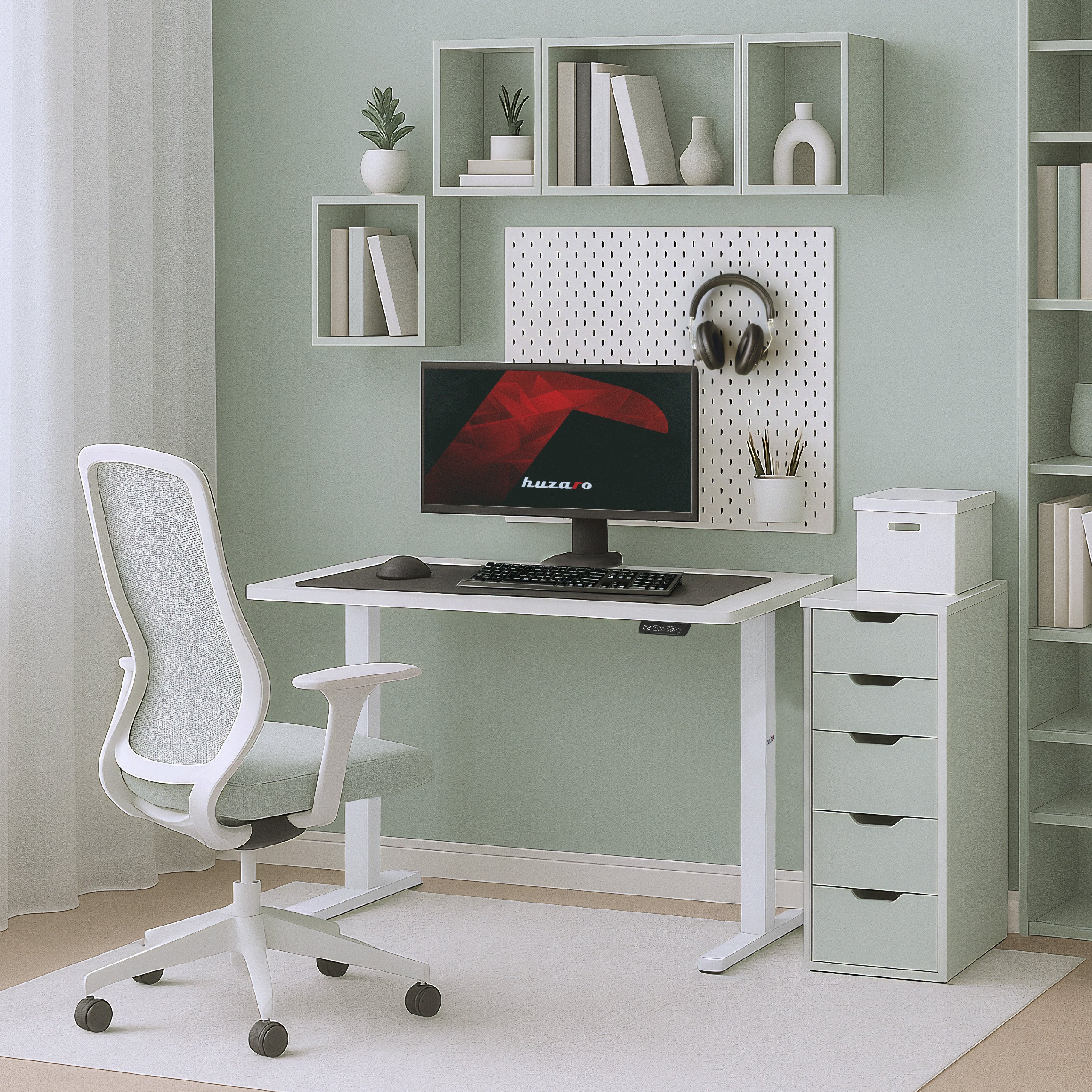 Huzaro Hero 7.9 White elektrinis stalas