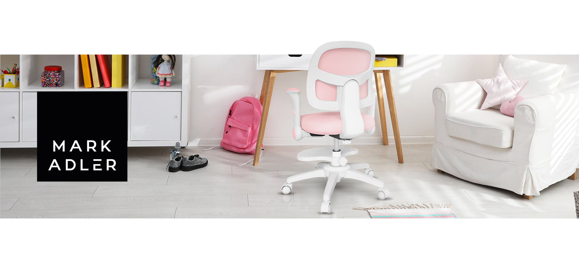 Mark Adler Junior 5.0 Pink sukamoji kėdė