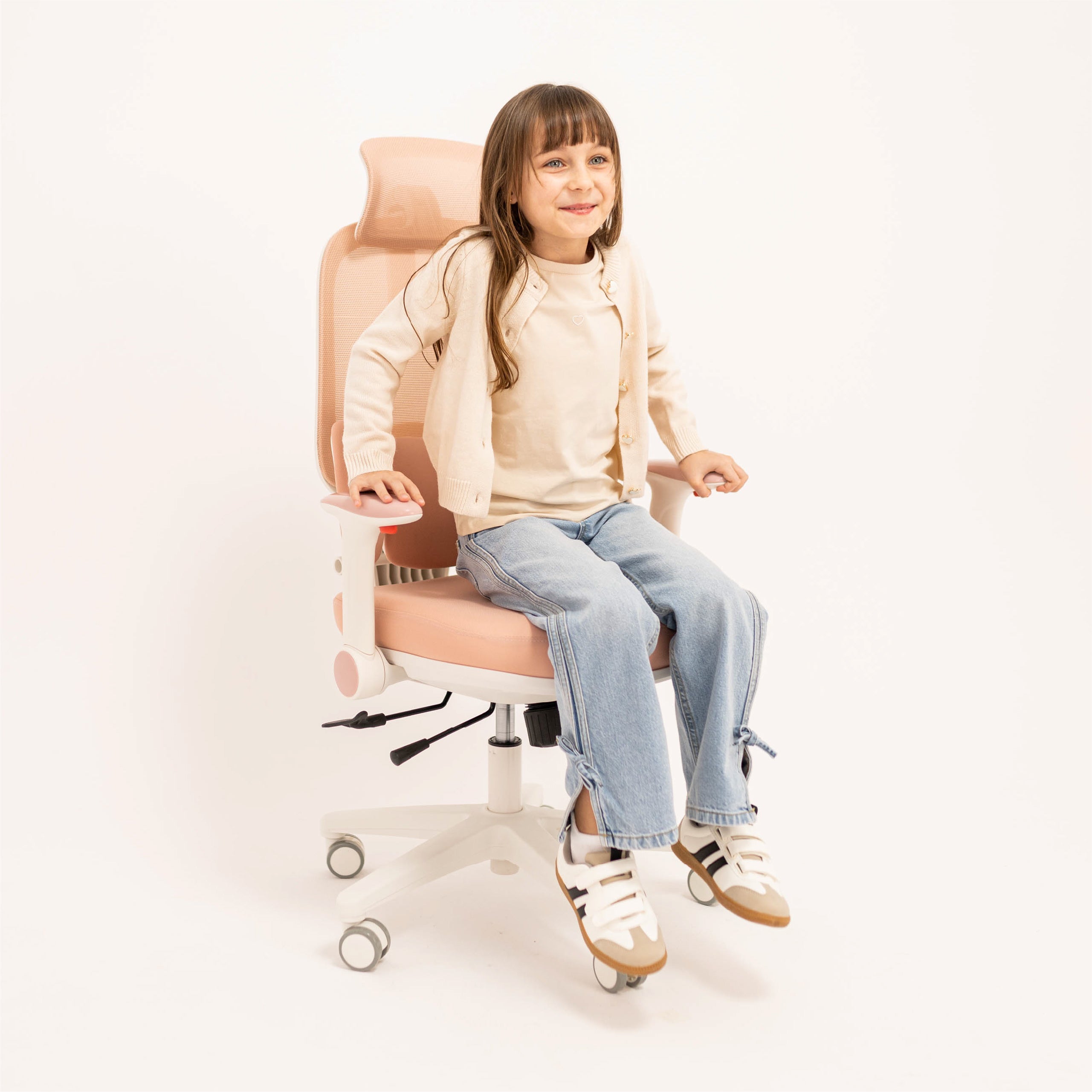 "Mark Adler Junior 6.3 Pink" ergonominė vaikiška kėdutė