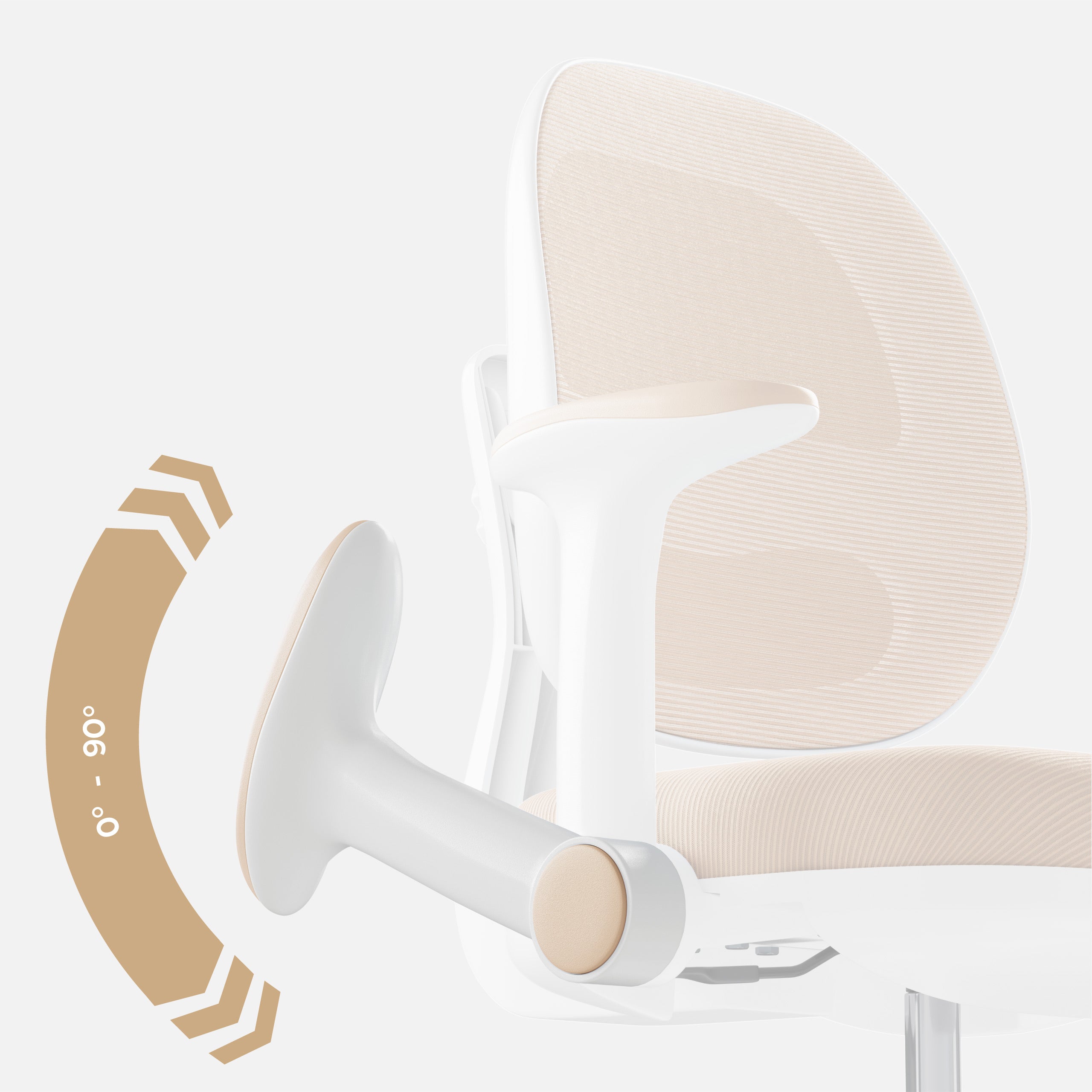 Ergonominė kėdė vaikui prie rašomojo stalo Mark Adler Junior 3.6 Beige