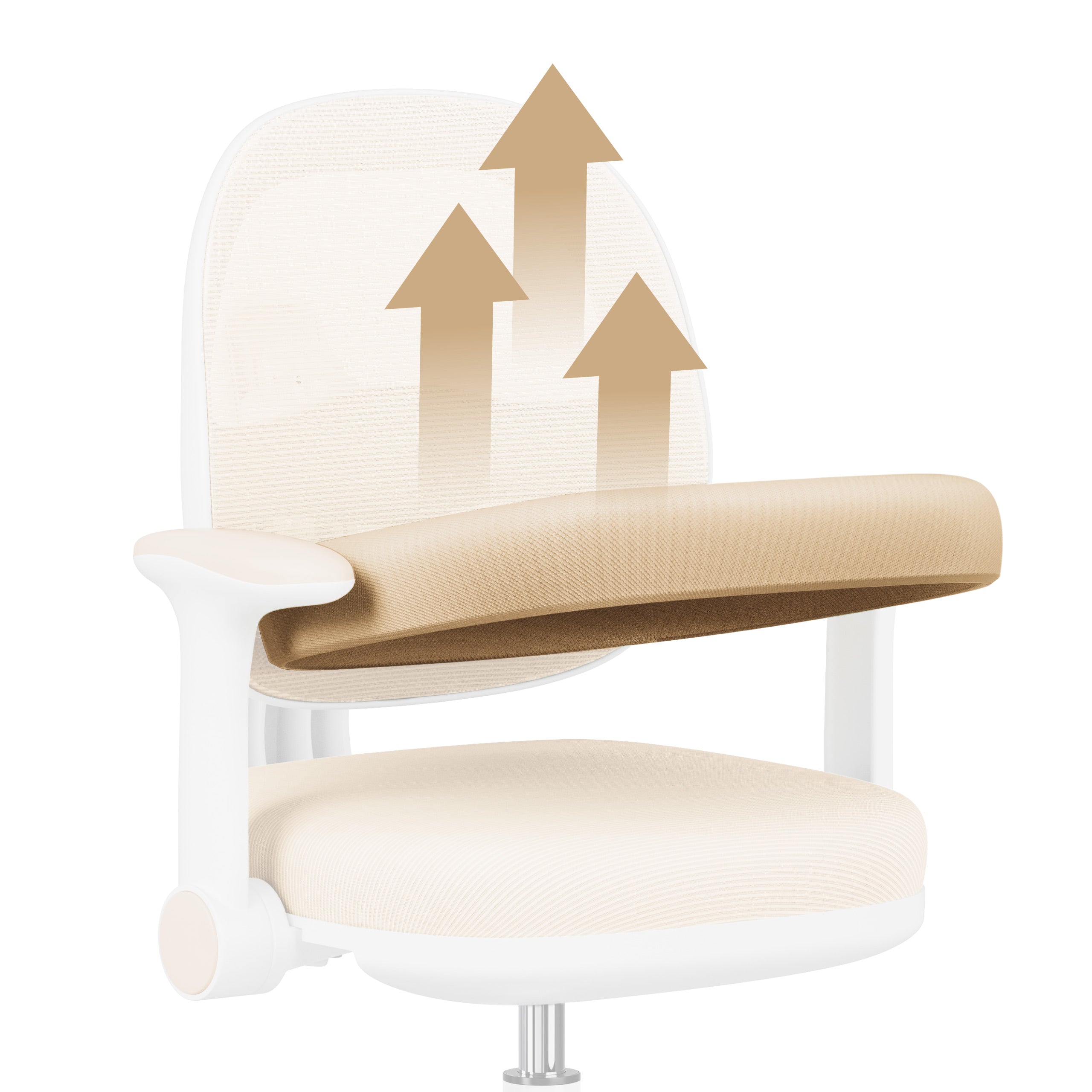 Ergonominė kėdė vaikui prie rašomojo stalo Mark Adler Junior 3.6 Beige