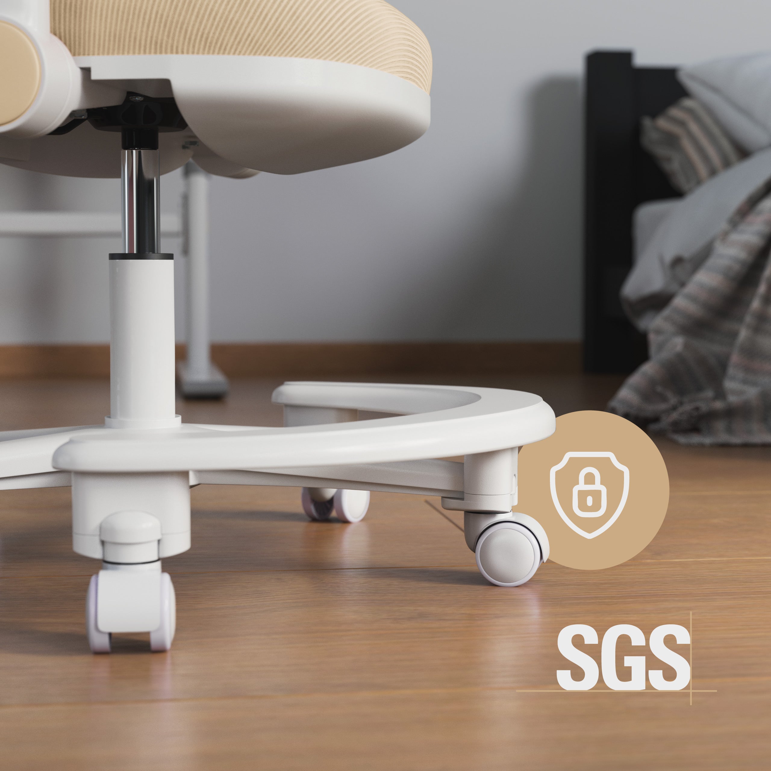 Ergonominė kėdė vaikui prie rašomojo stalo Mark Adler Junior 3.6 Beige
